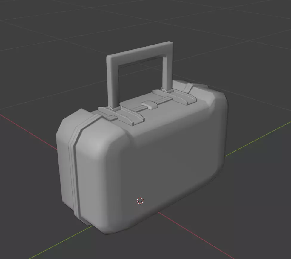 Survival medkit Low-poly 3D model_5