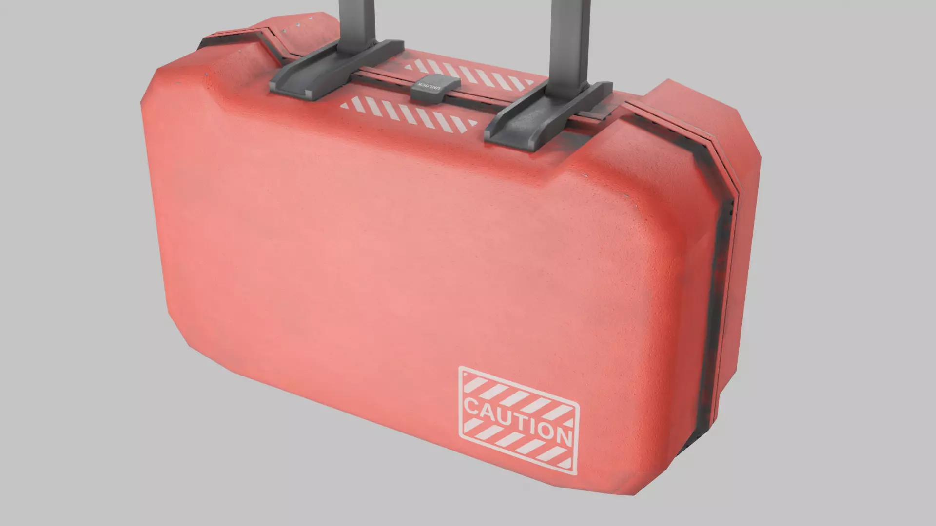 Survival medkit Low-poly 3D model_3