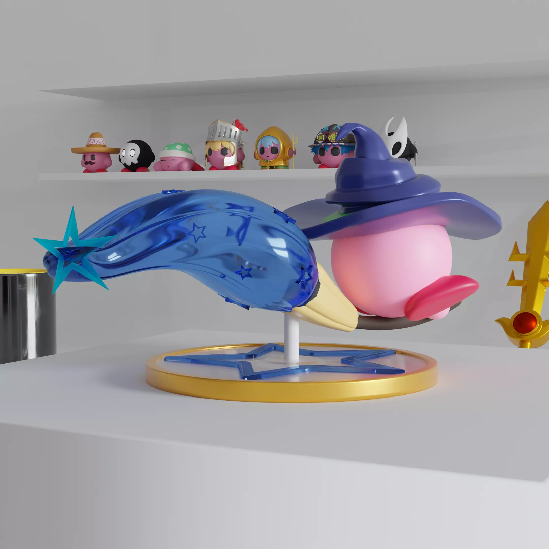 Kirby Witch 3D print model_3