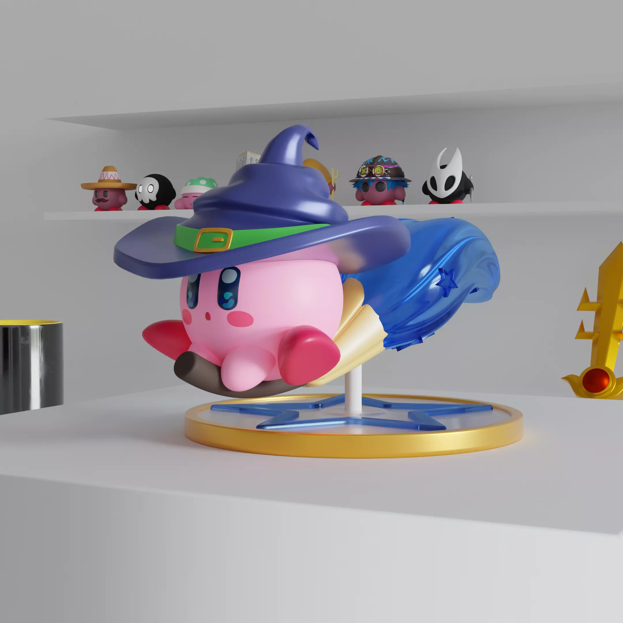 Kirby Witch 3D print model_1