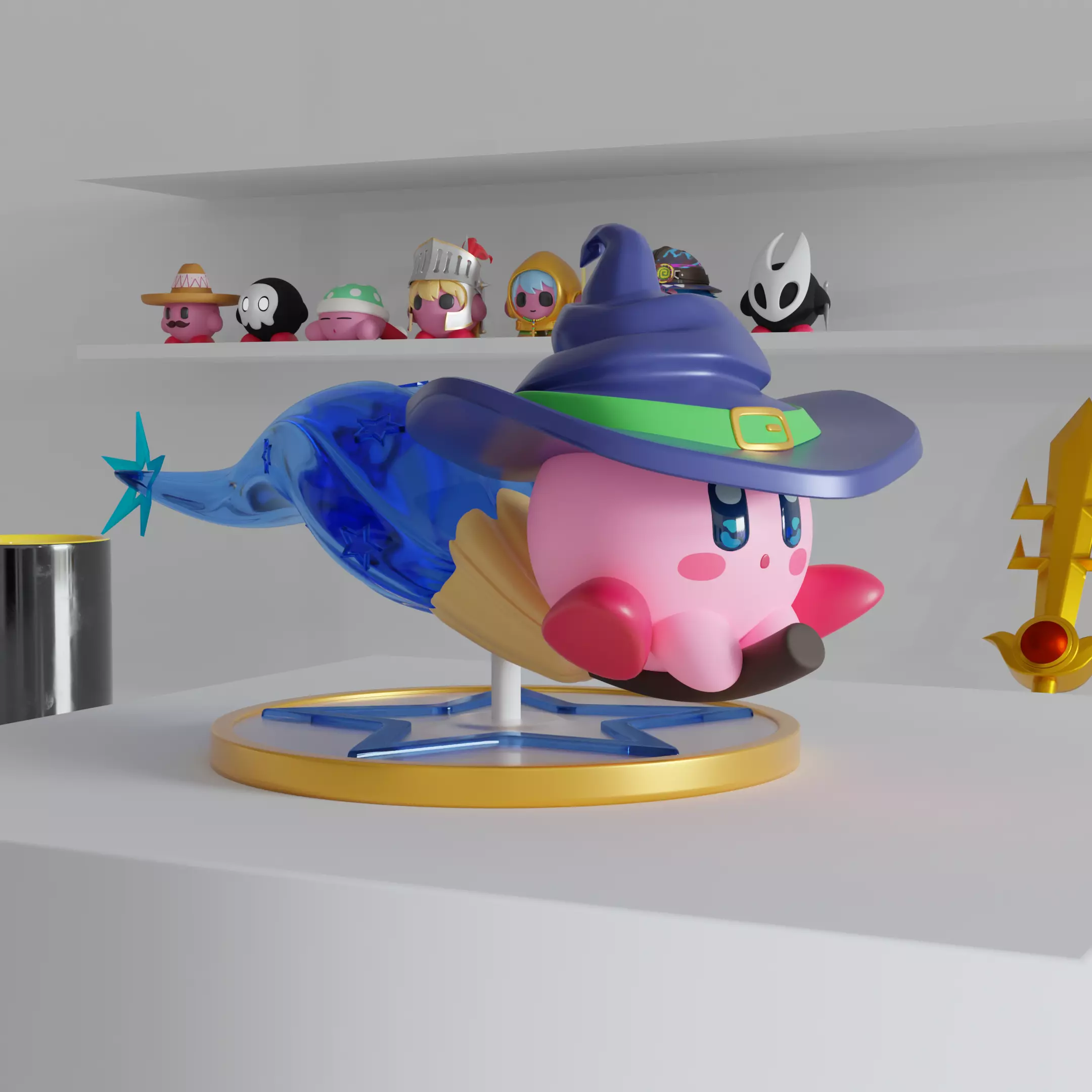 Kirby Witch 3D print model_2