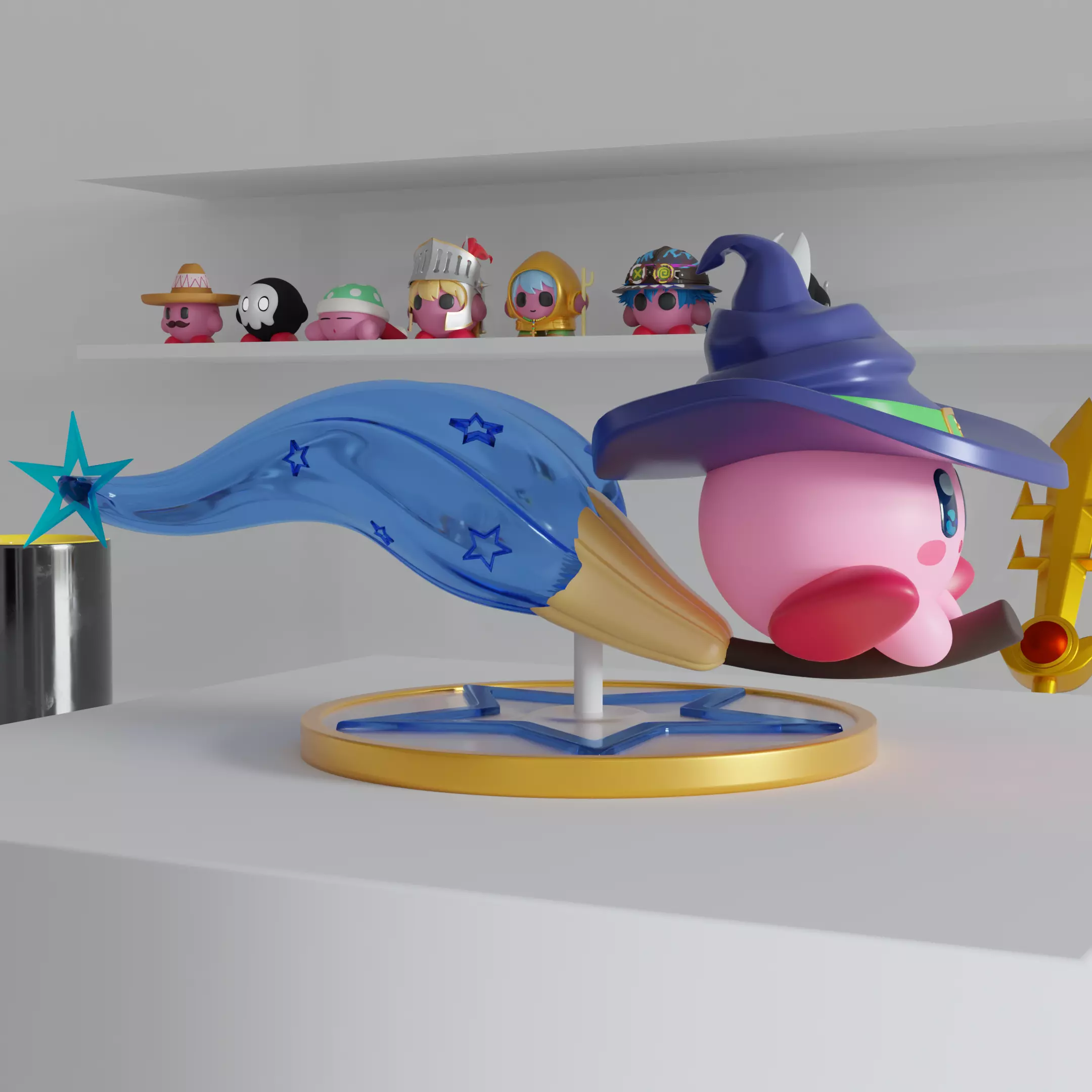 Kirby Witch 3D print model_4