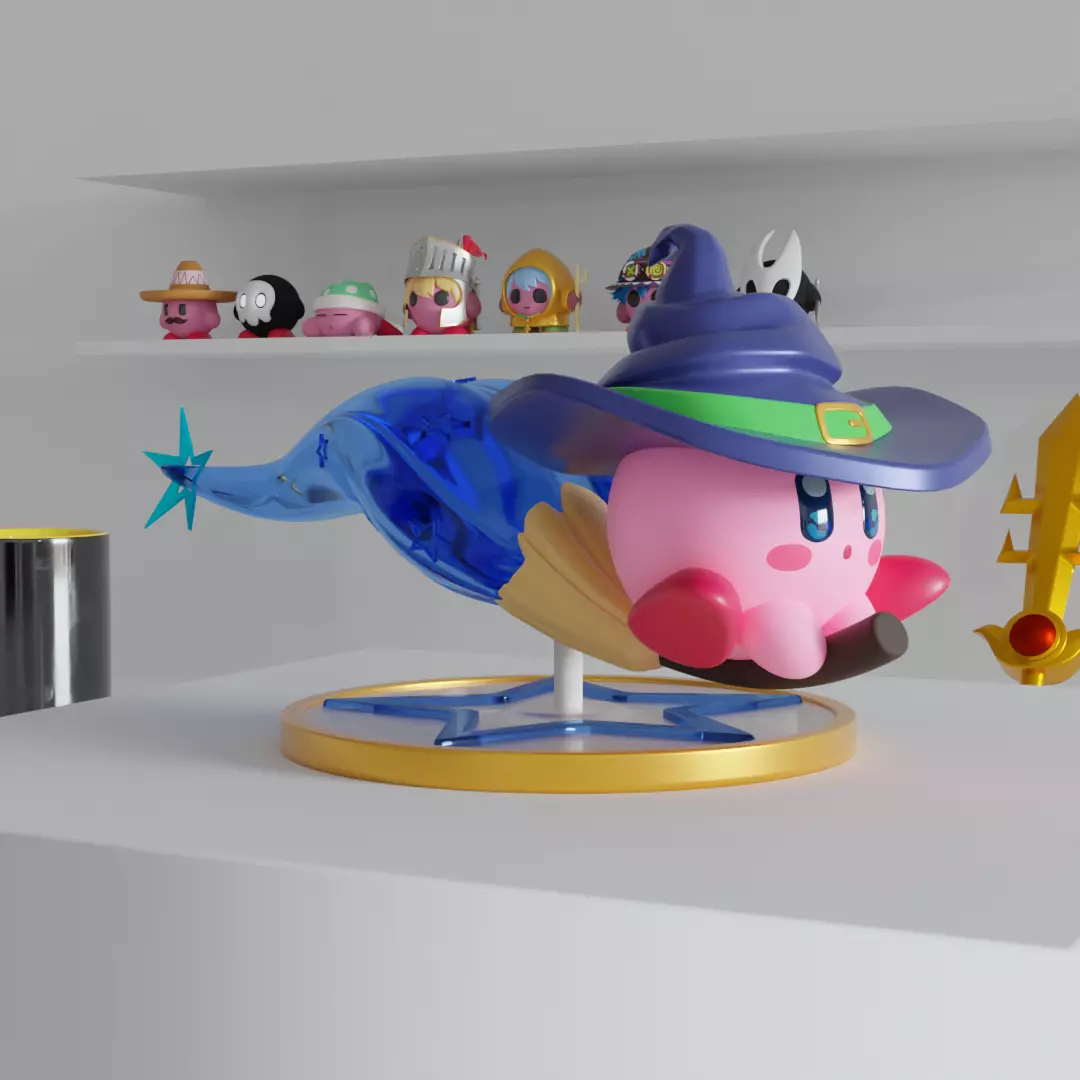 Kirby Witch 3D print model_0