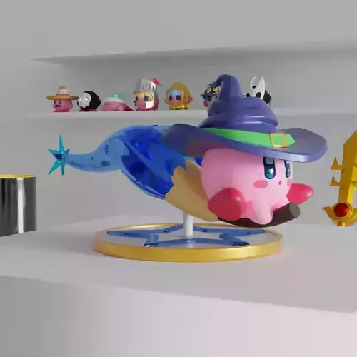 Kirby Witch 3D print model