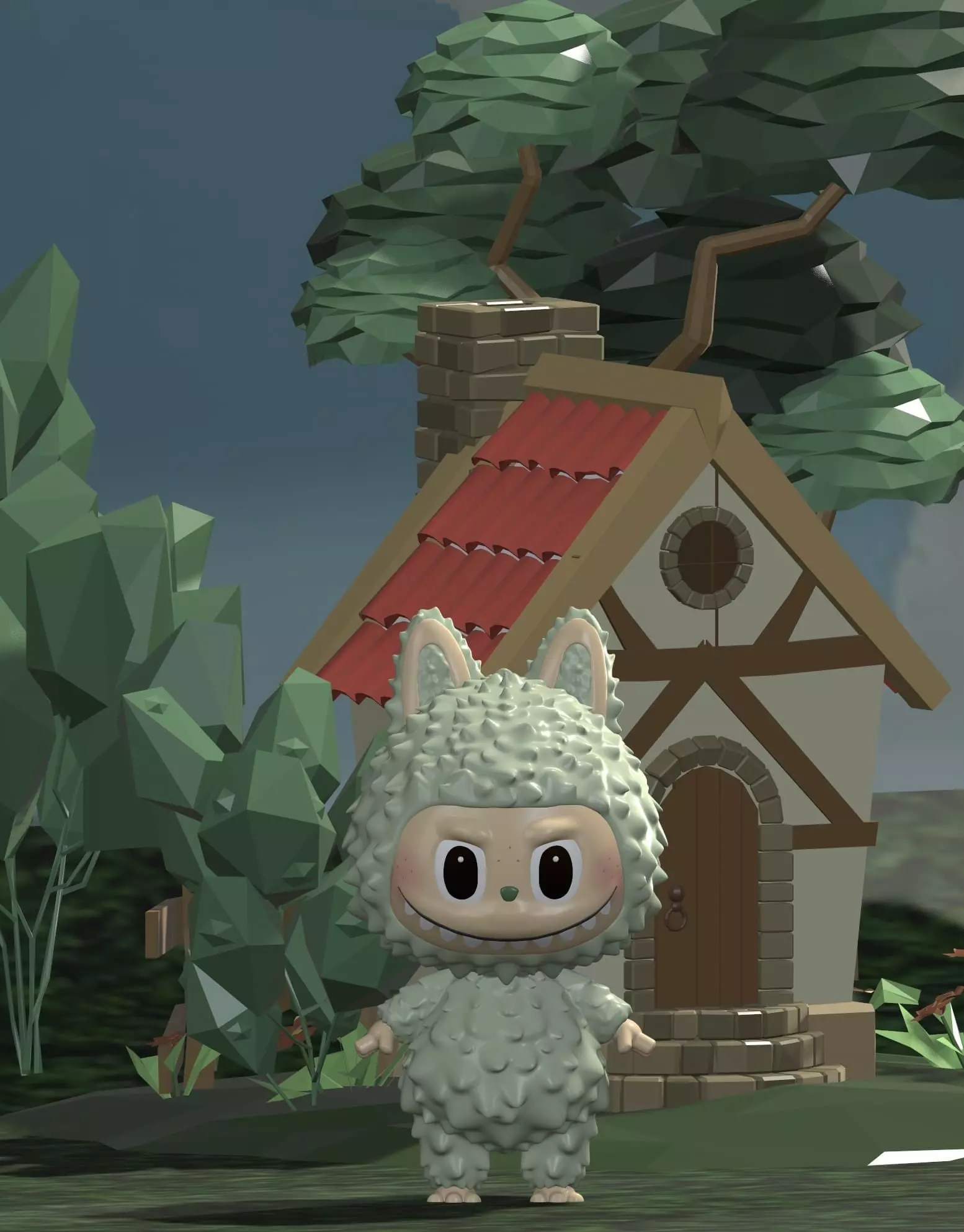 Labubu 3D print model_0