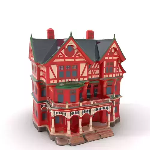 Victorian Red House model pack
