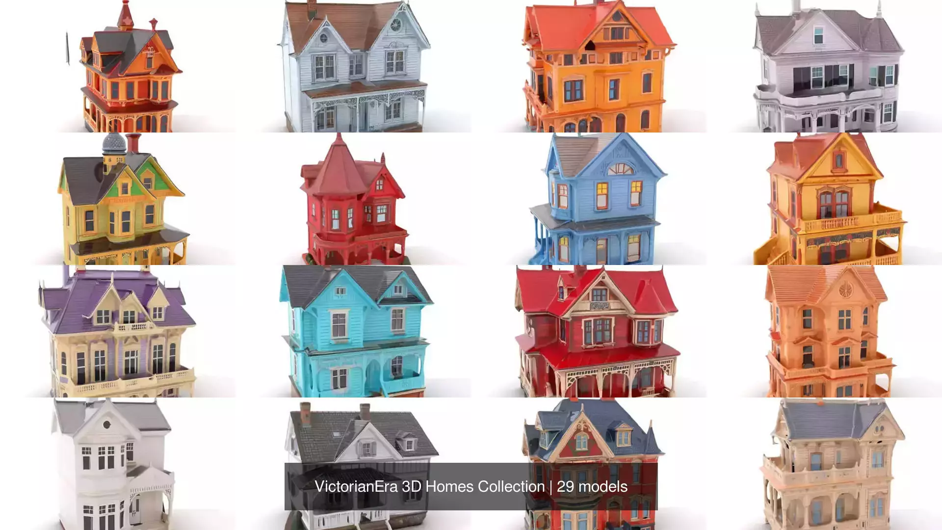 VictorianEra 3D Homes Collection _0