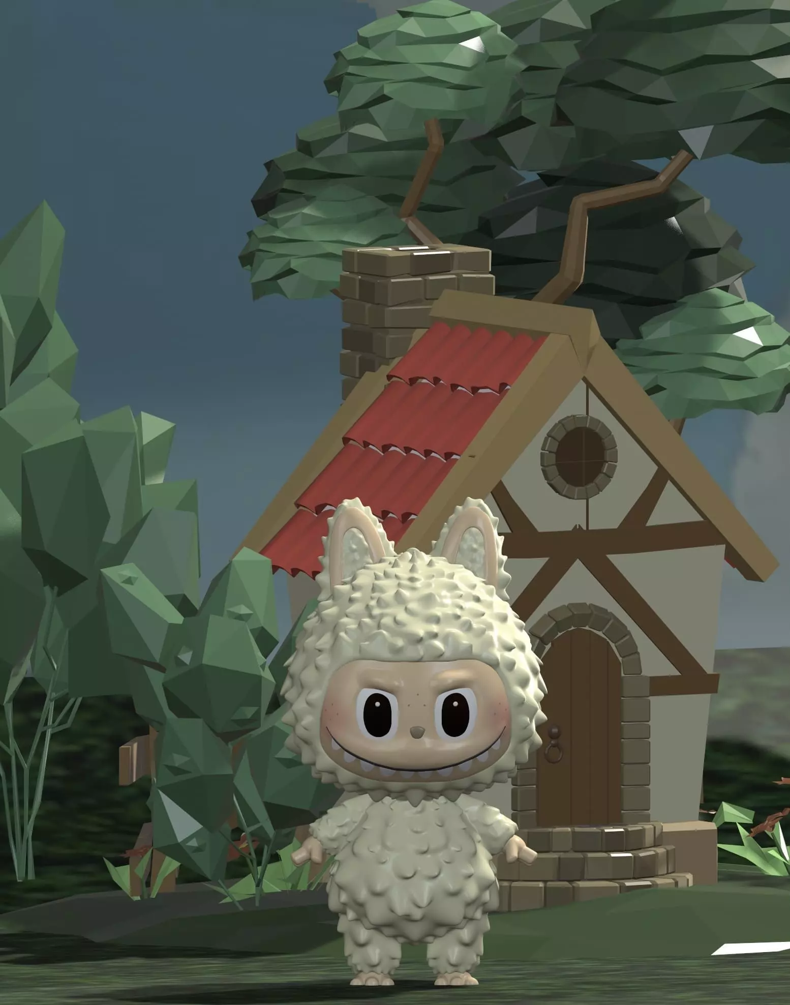 Labubu 3D print model_0