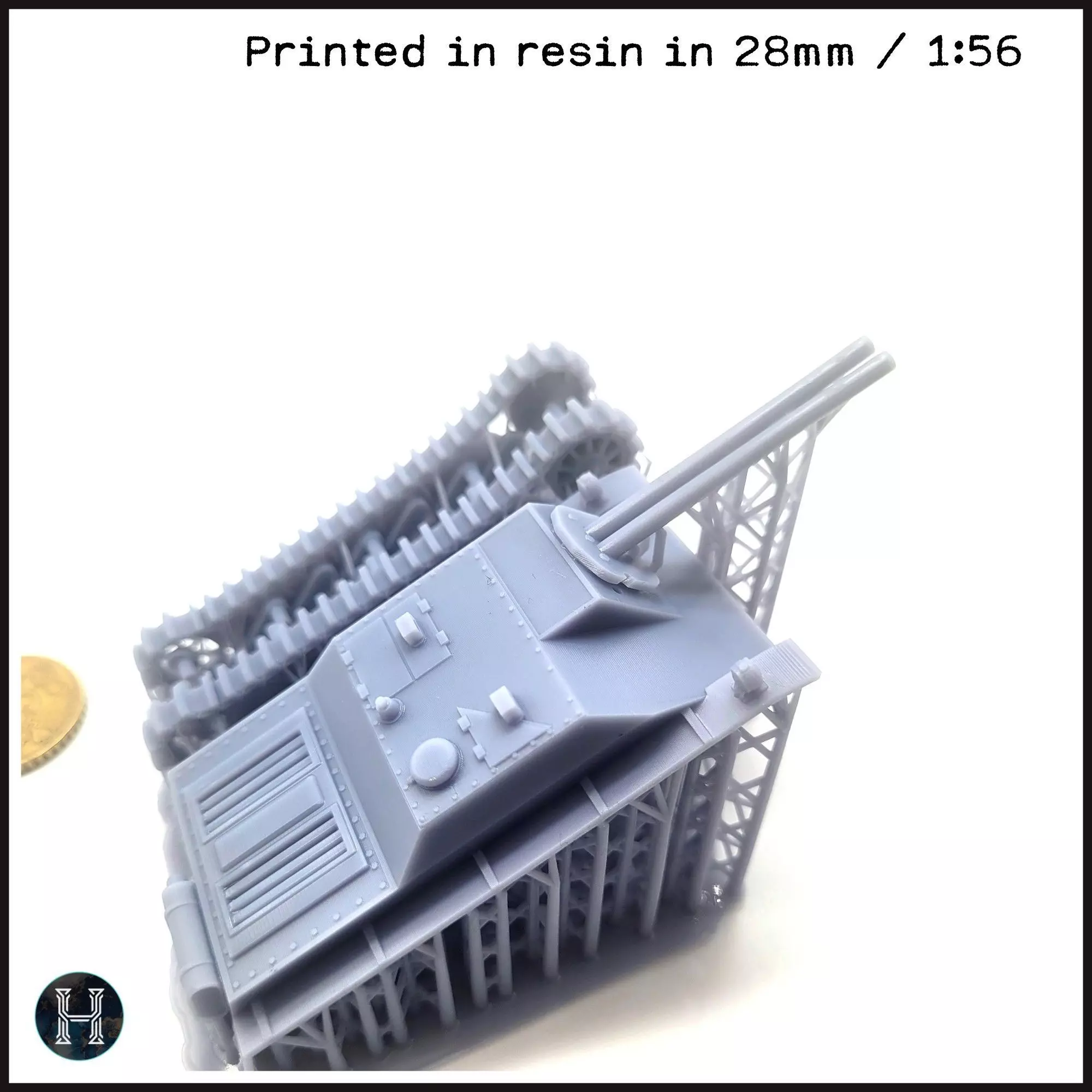E-5 Panzerkleinzerstorer Rutscher Entwicklung light tank destroy 3D print model_31