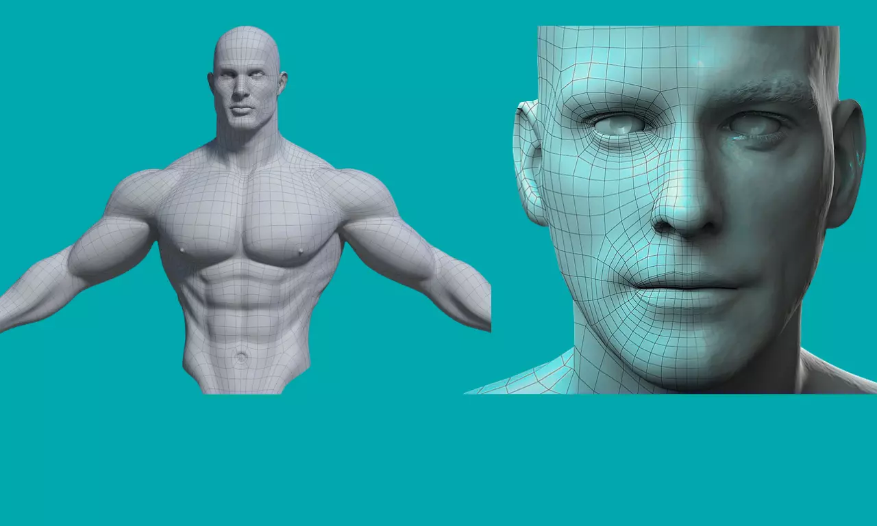 Custom 3D Printing Models Rigged Characters Free low-poly 3D model