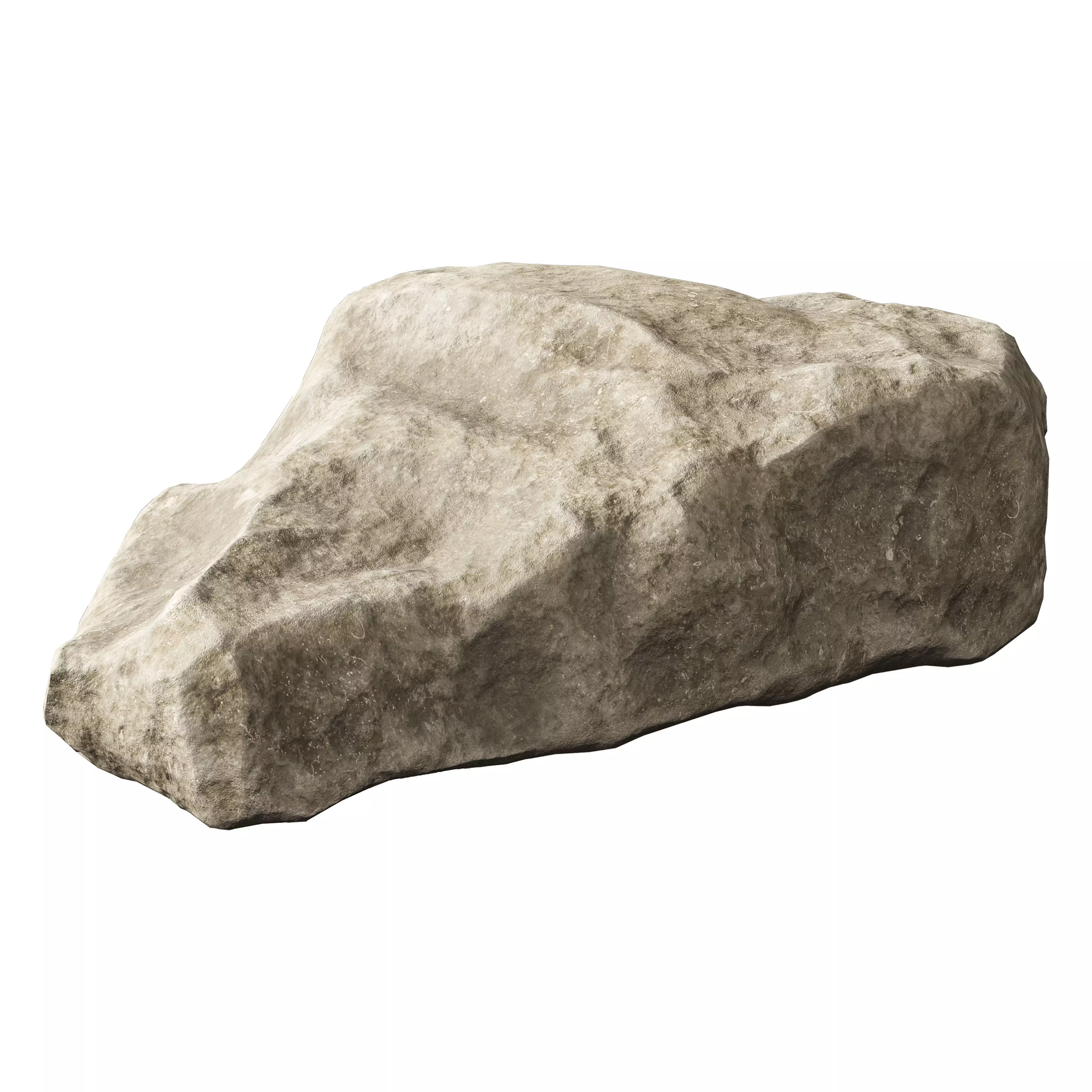 30 Low poly Rock Collection 3D model_17