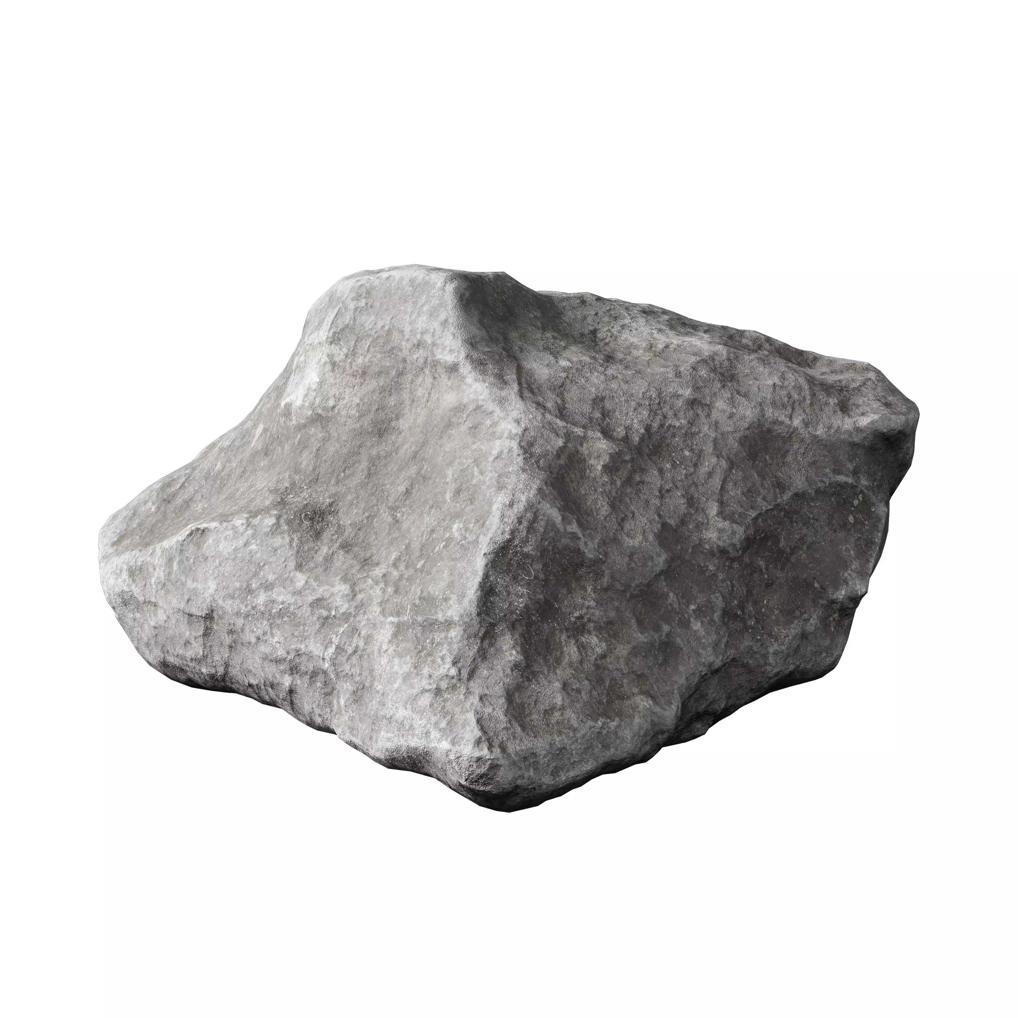 30 Low poly Rock Collection 3D model_11