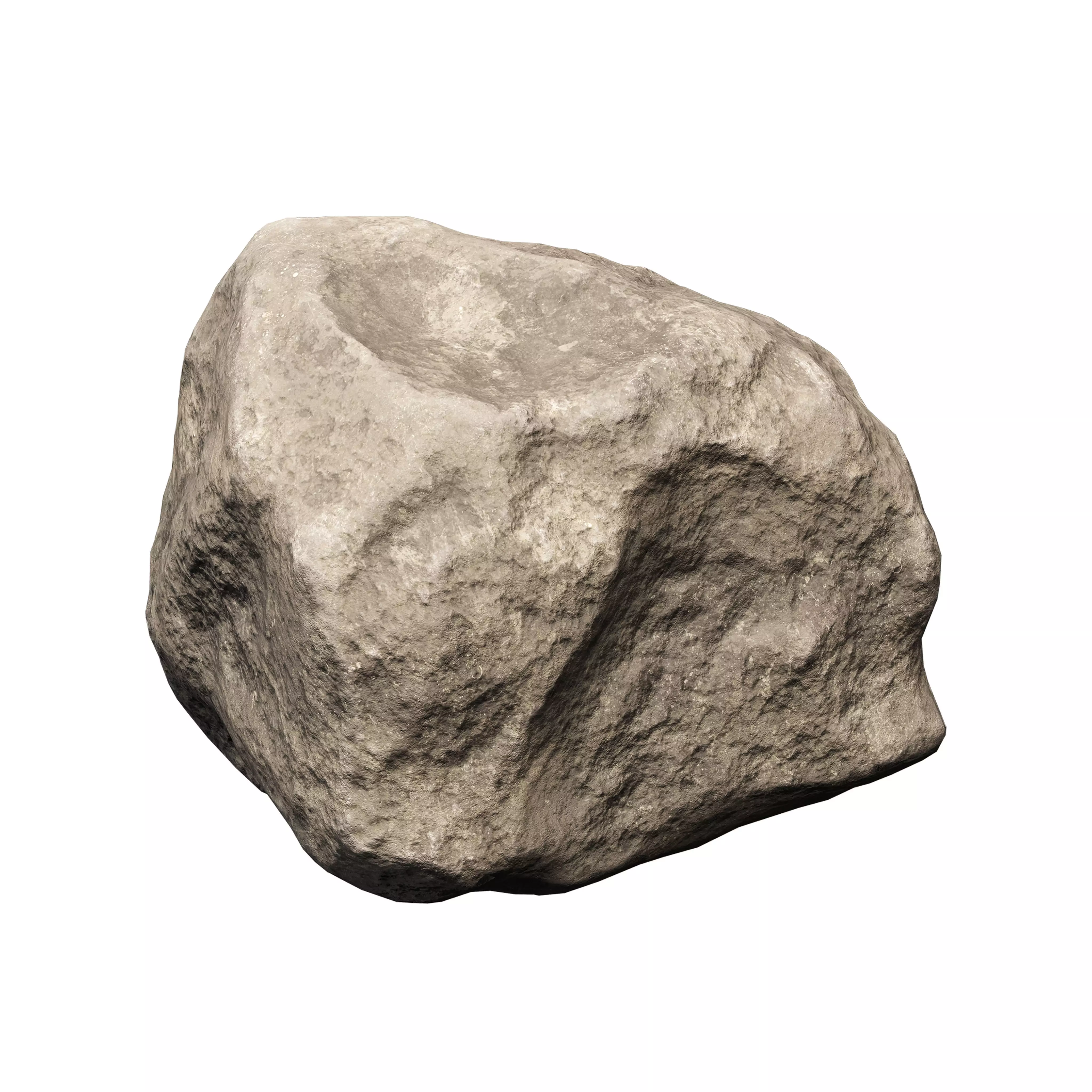 30 Low poly Rock Collection 3D model_22