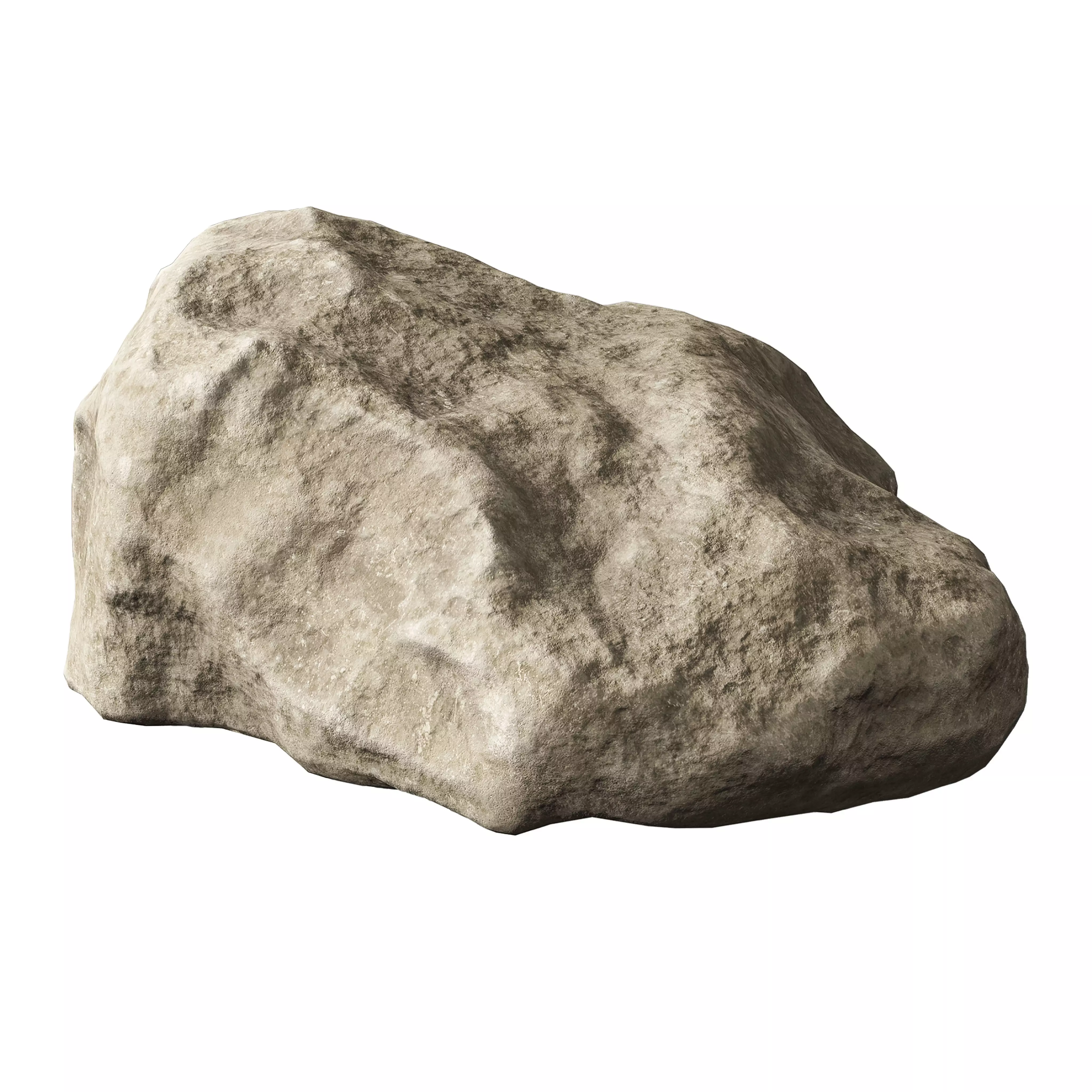 30 Low poly Rock Collection 3D model_19