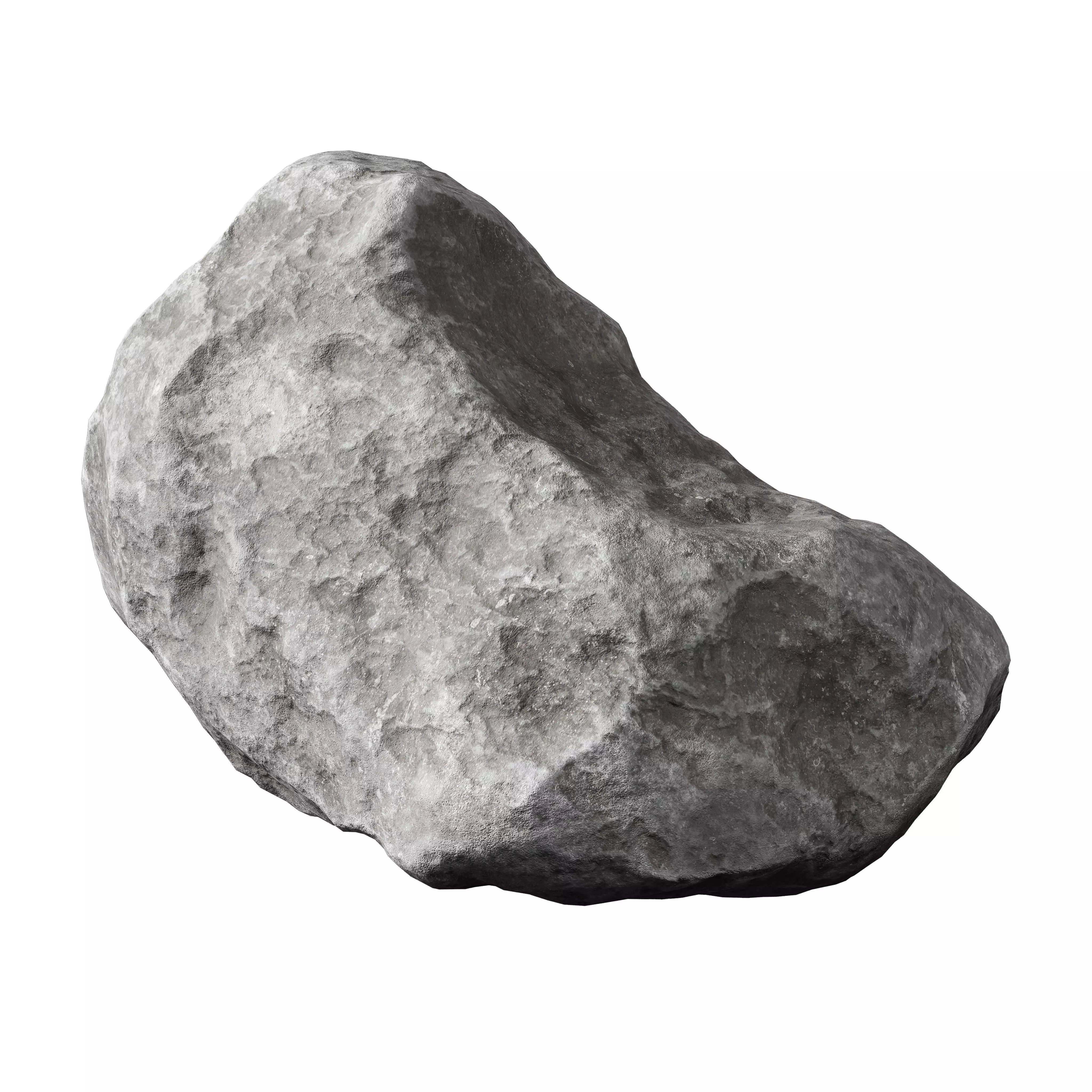 30 Low poly Rock Collection 3D model_12