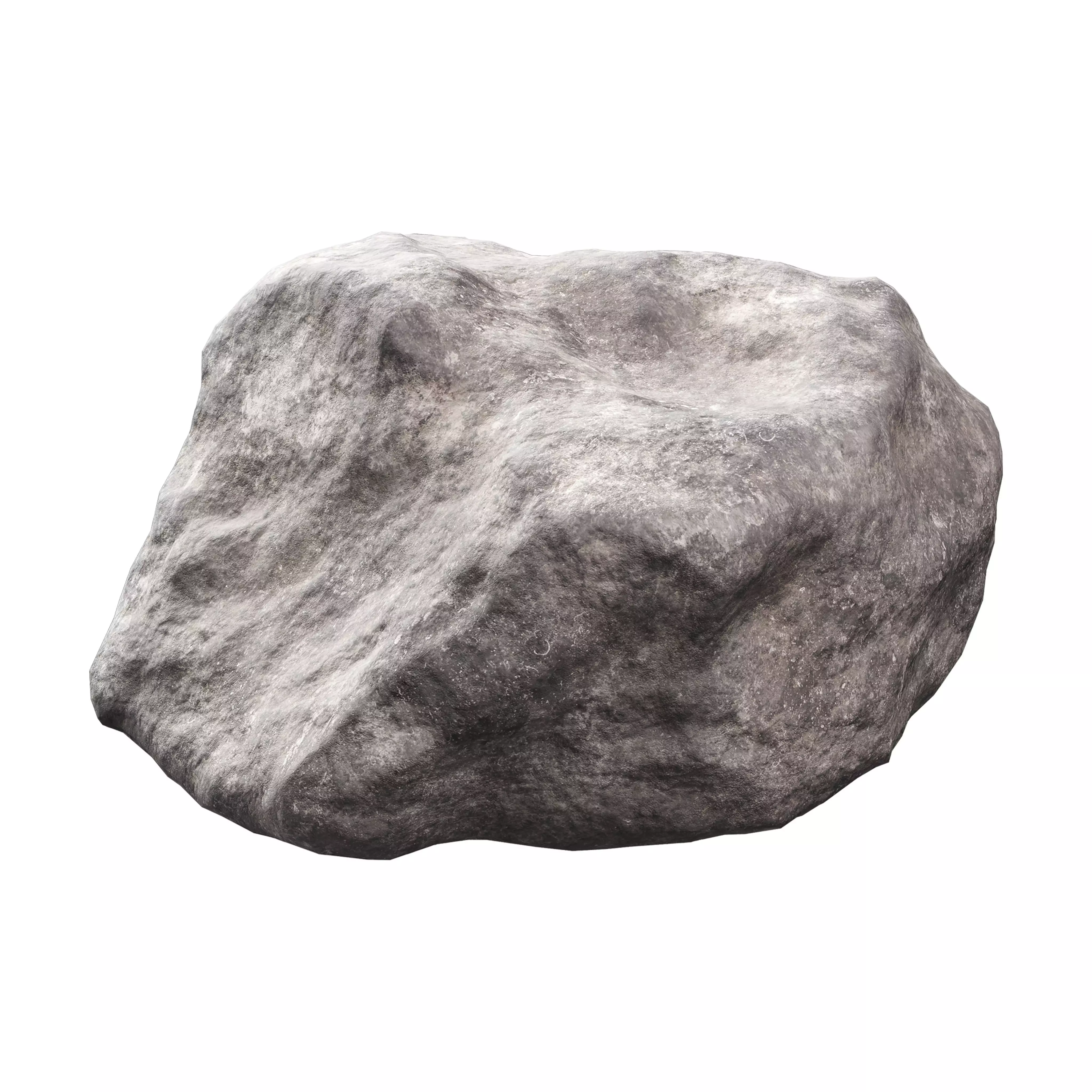 30 Low poly Rock Collection 3D model_36