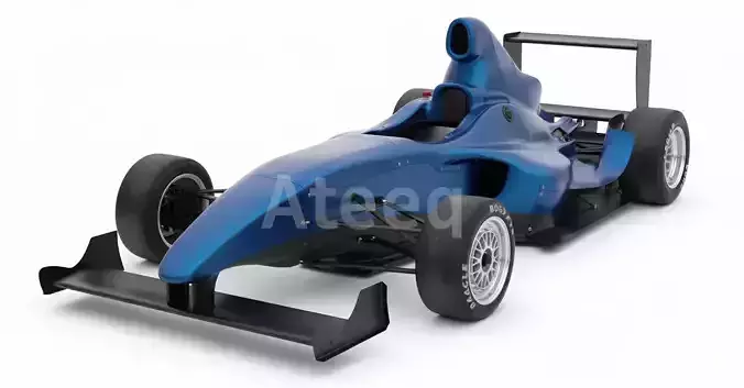 Formula Car 3D Model High Quality Vehicle 3D Printable Game