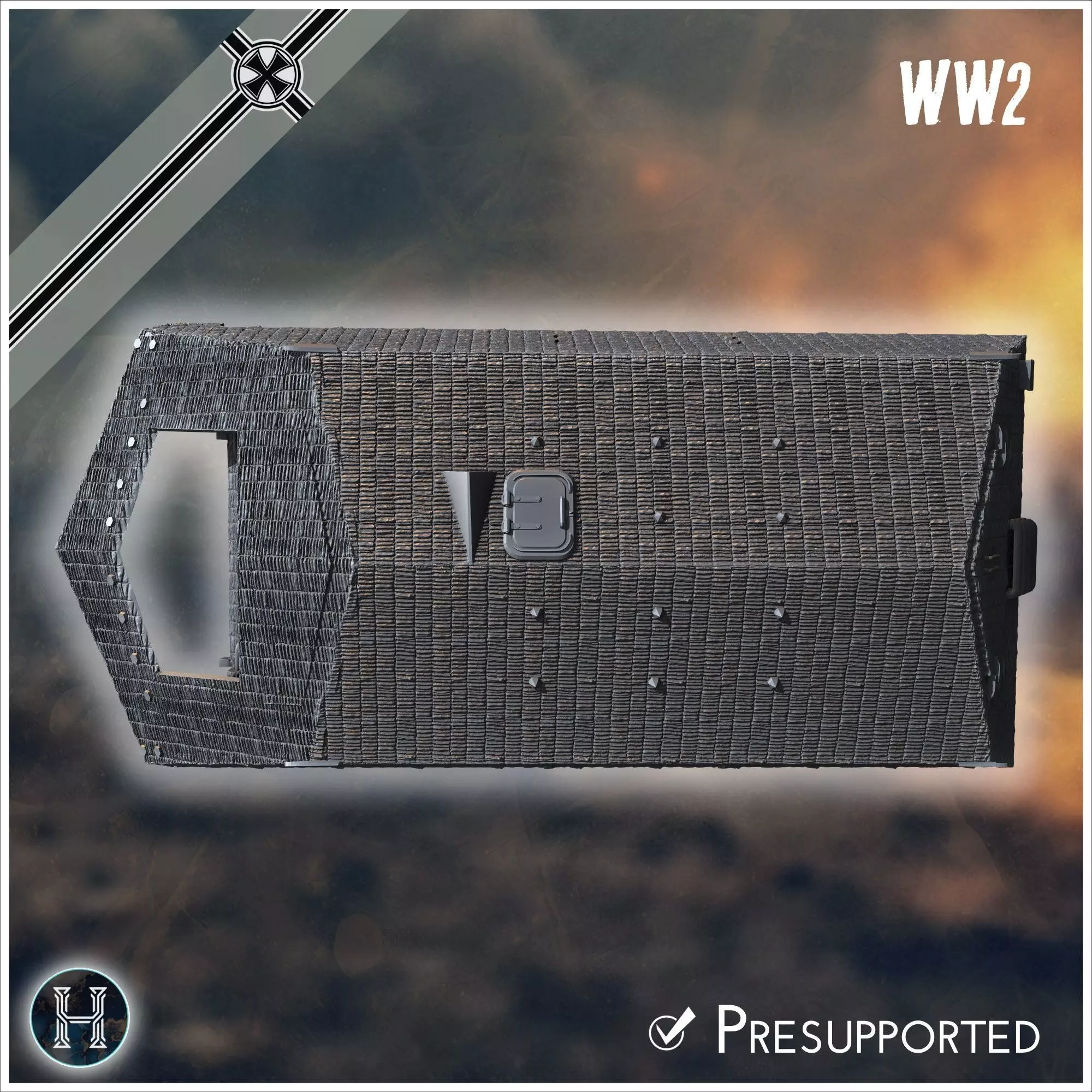 VK 4501 RammTiger assault tank - Germany Eastern Western Front 3D print model_7