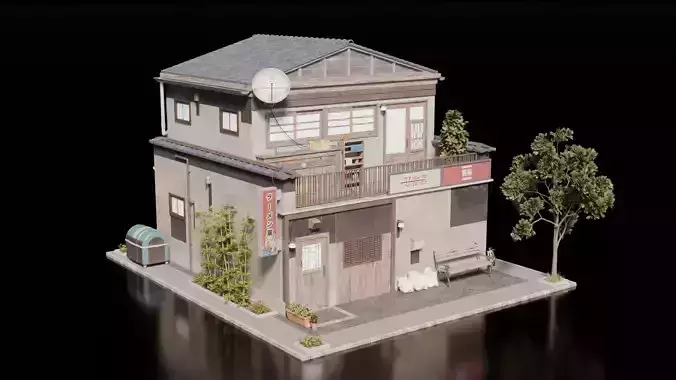 Japanese House 20 3D model