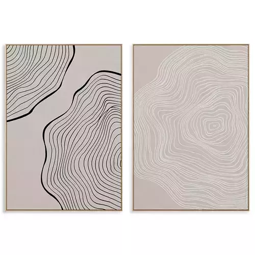 Abstract Painting Frame set