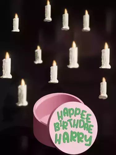 Harry Potter cake box Free 3D print model