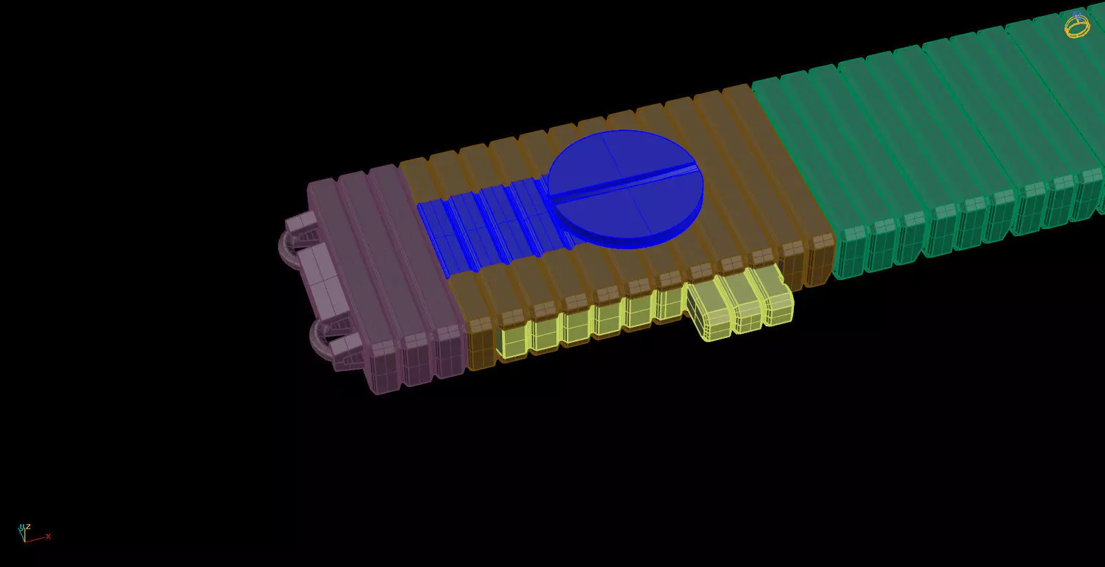 flexible unlimited love bracelet 3D print model_13