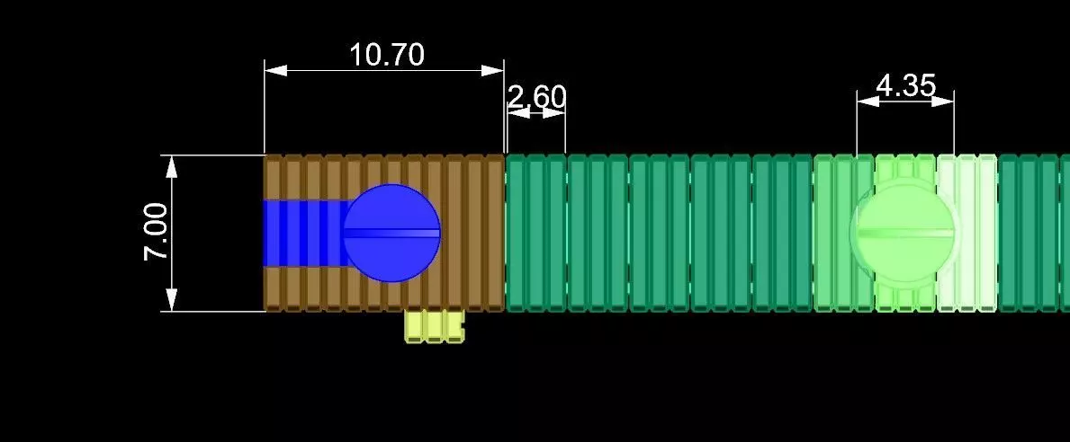 flexible unlimited love bracelet 3D print model_4