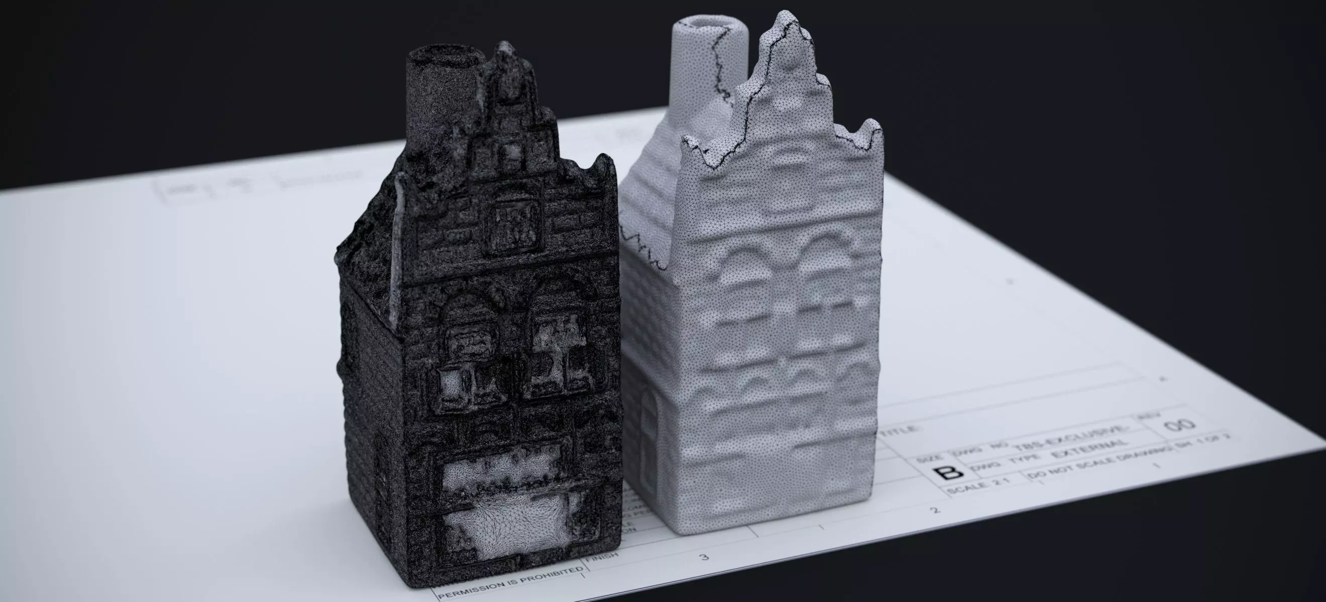 VINTAGE DUTCH DELFT HOUSE 20 2024 3D model_13