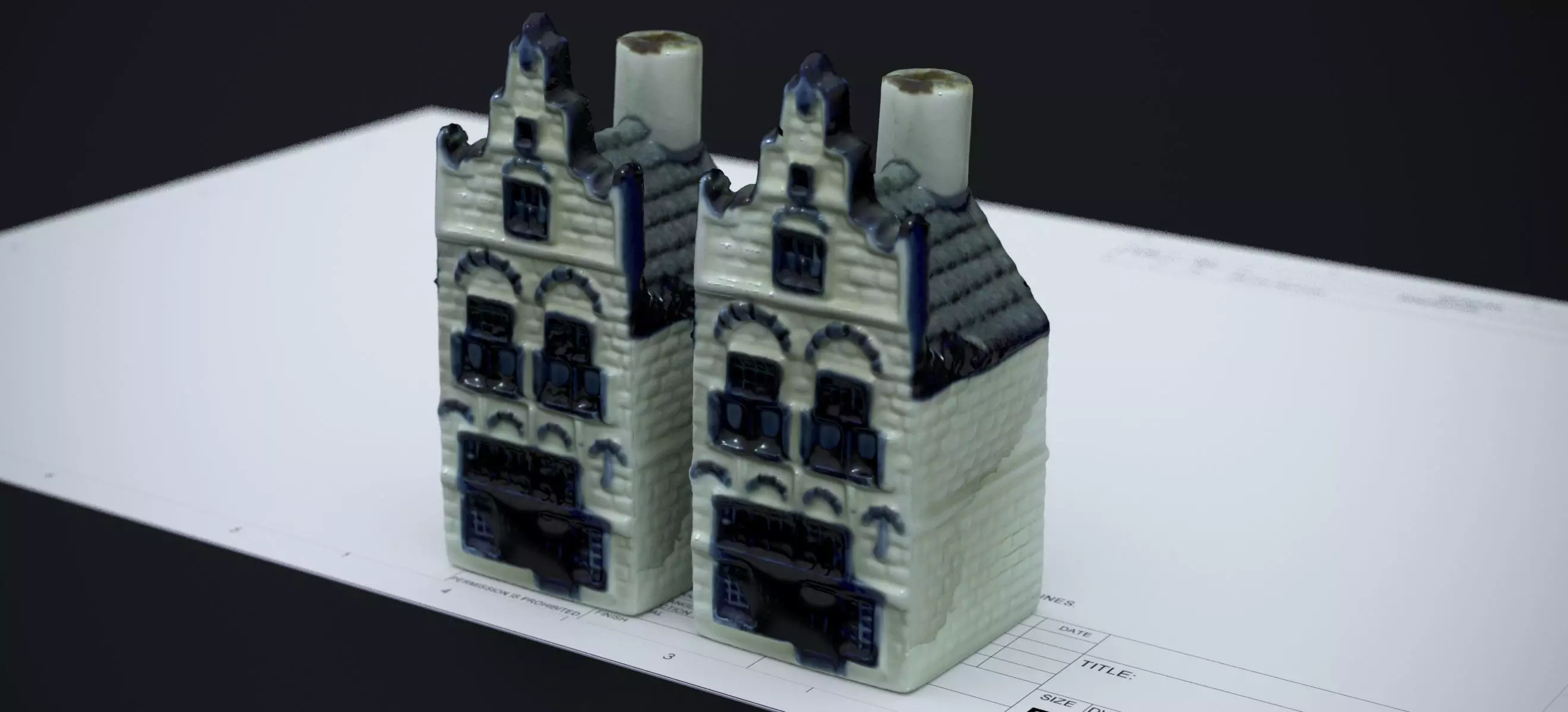 VINTAGE DUTCH DELFT HOUSE 20 2024 3D model_2