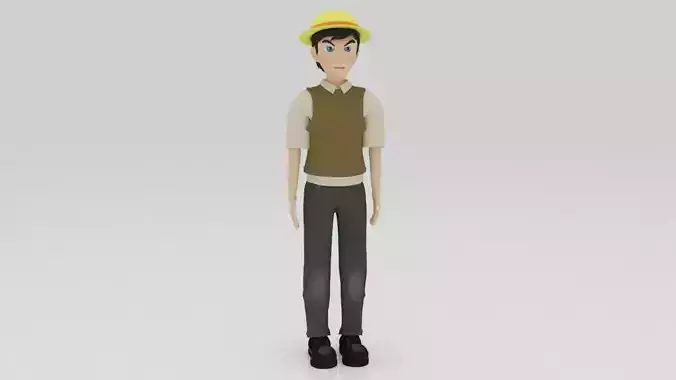 Character Street Bone Rigged 