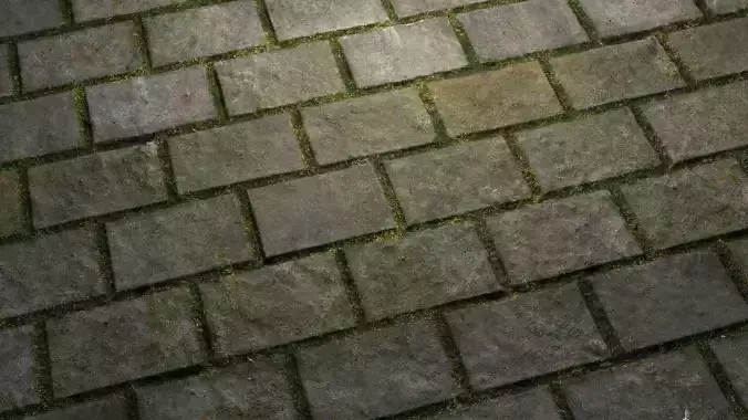 Mossy Bricks 8K PBR Texture