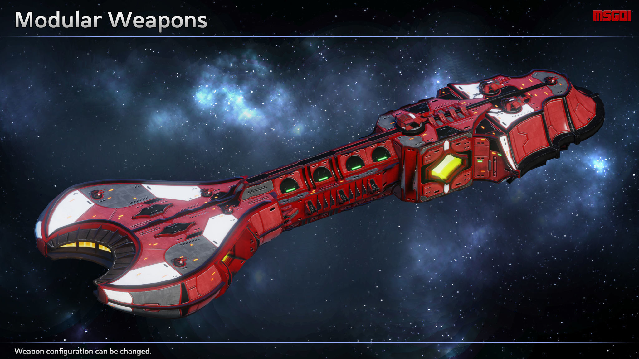 Spaceship Thaalian Empire Carrier Low-poly 3D model_4