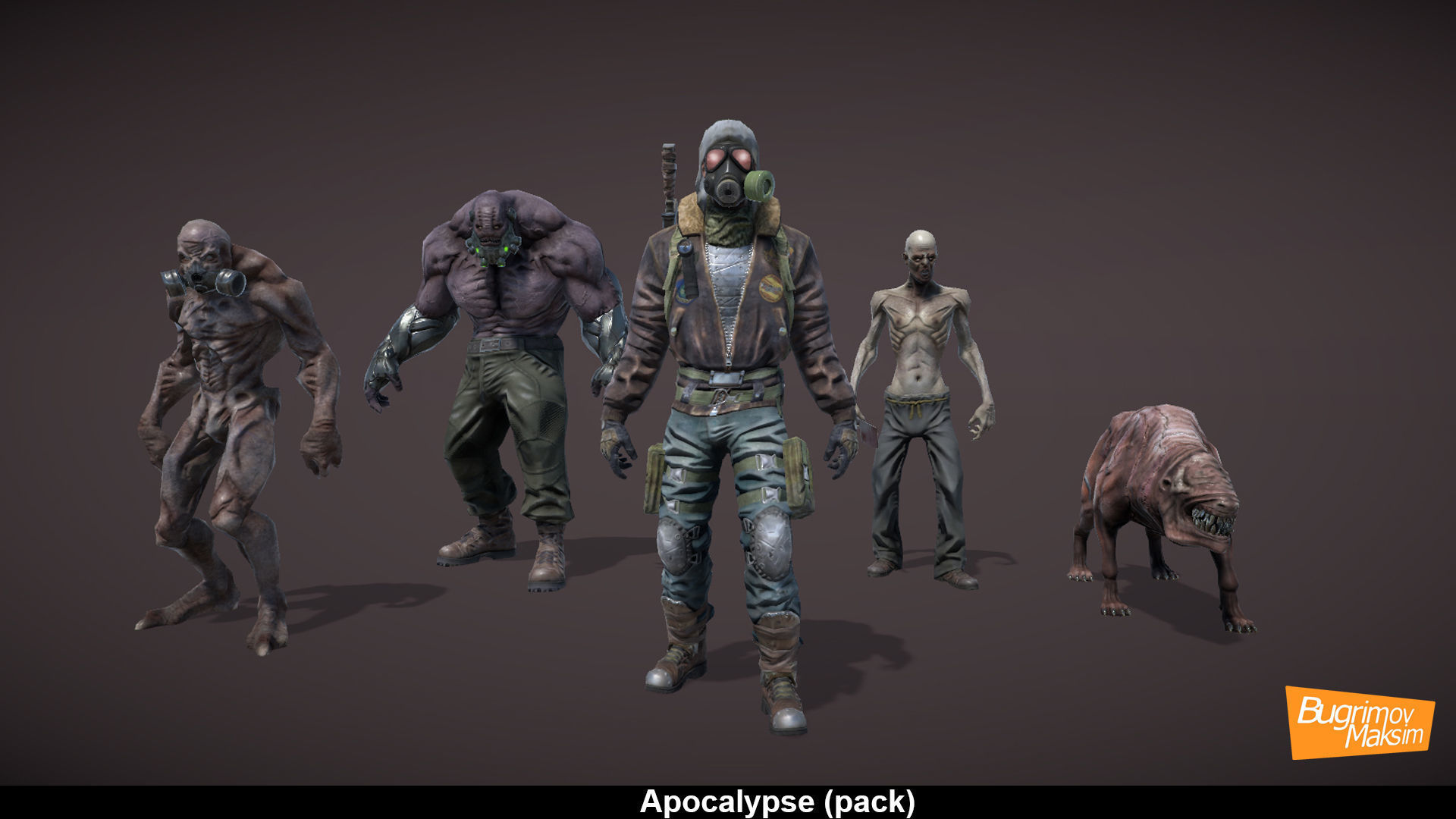 Apocalypse Enviroment Pack Low-poly 3D model_2