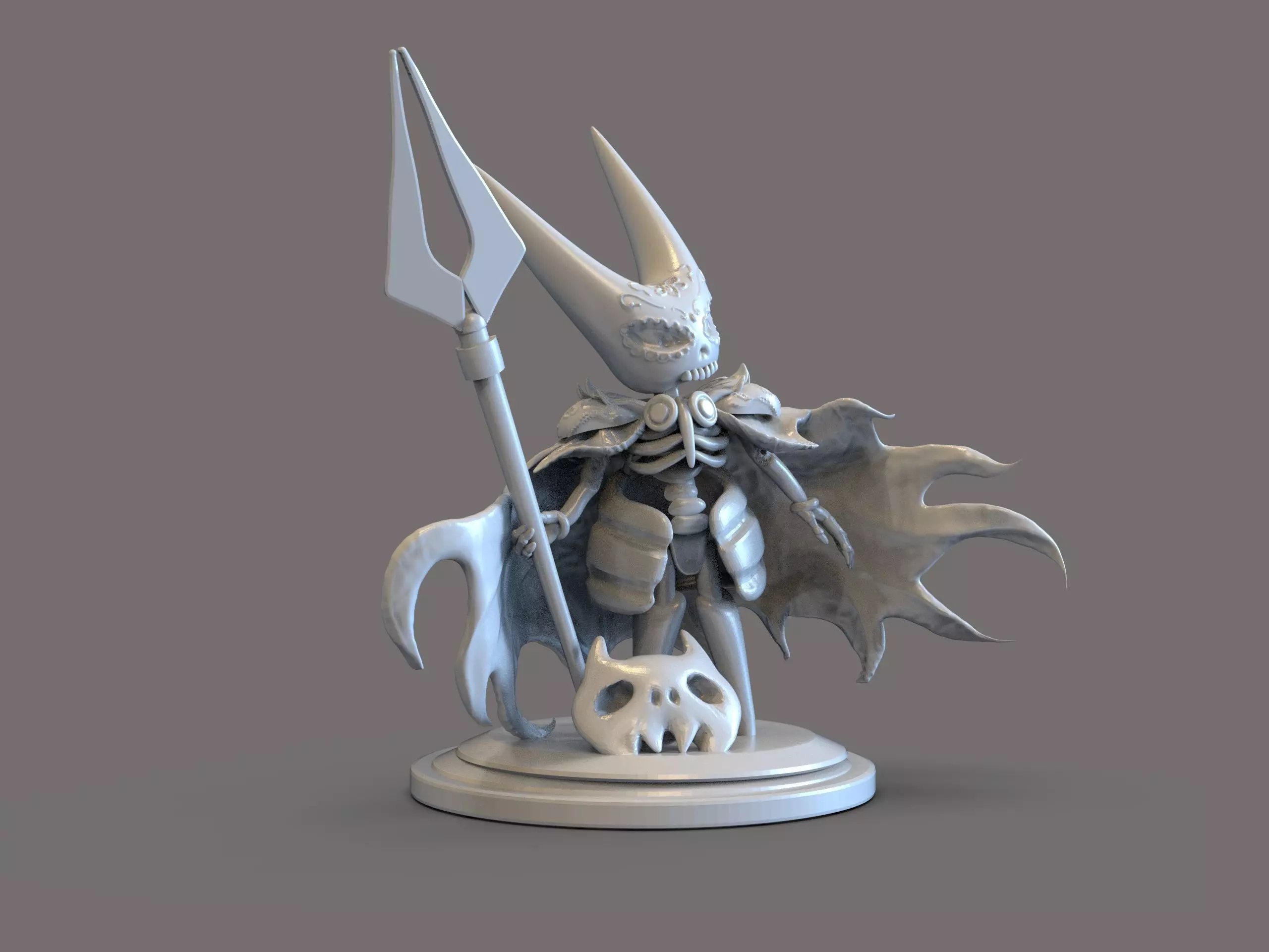 Hollow Knight Silksong Hornet Calaverita Free 3D print model_4