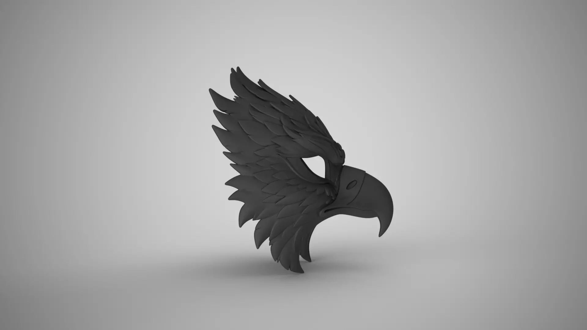 Eagle Mask 3D print model_2