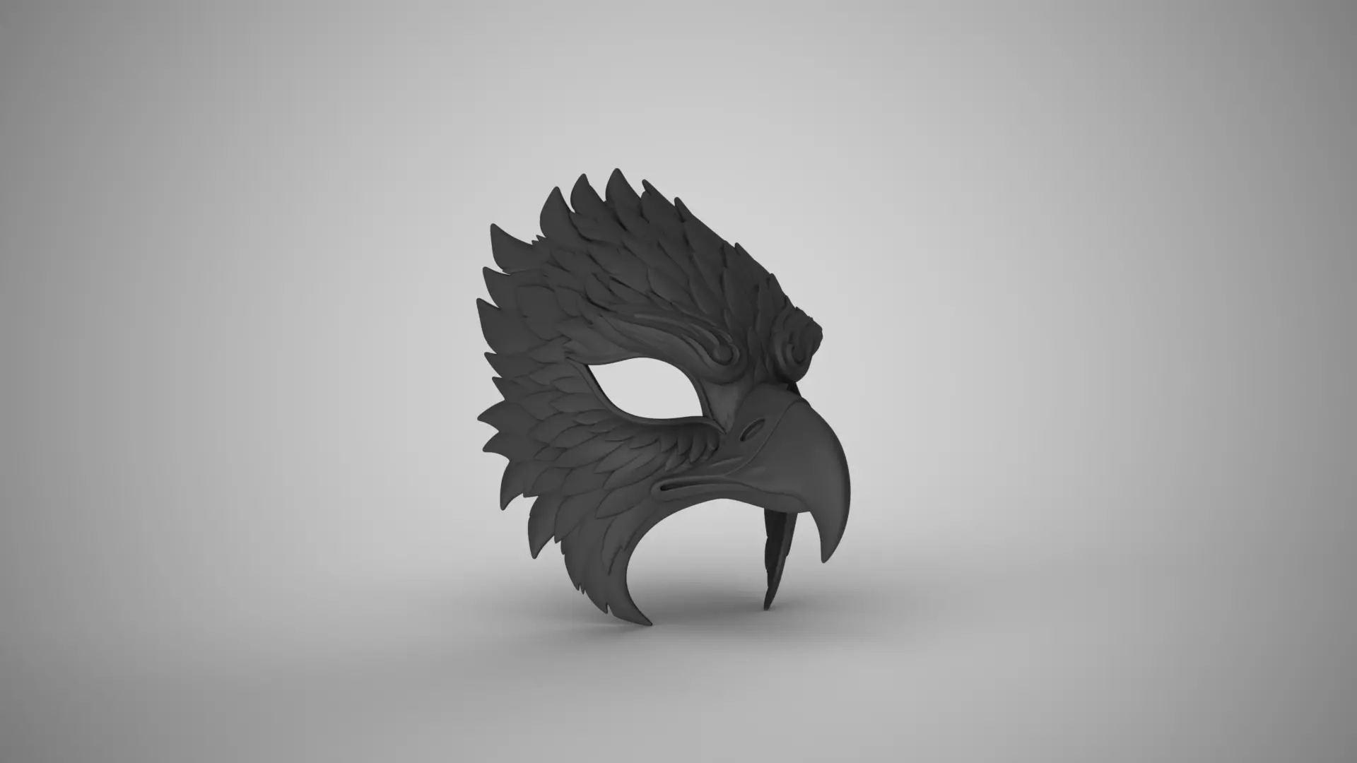 Eagle Mask 3D print model_0