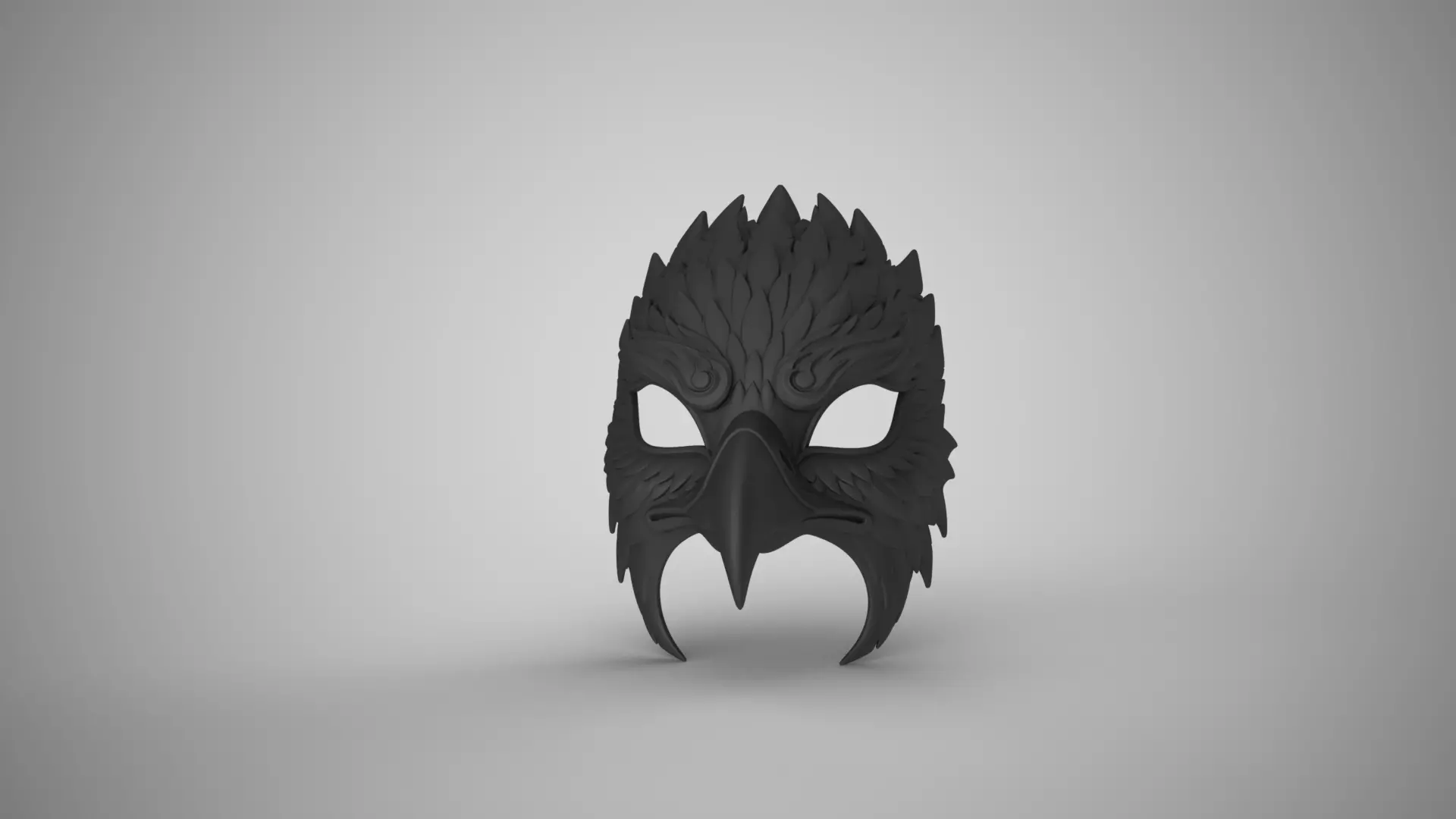 Eagle Mask 3D print model_9