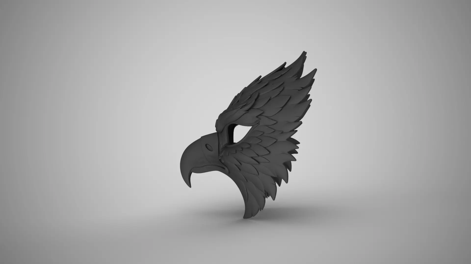 Eagle Mask 3D print model_7