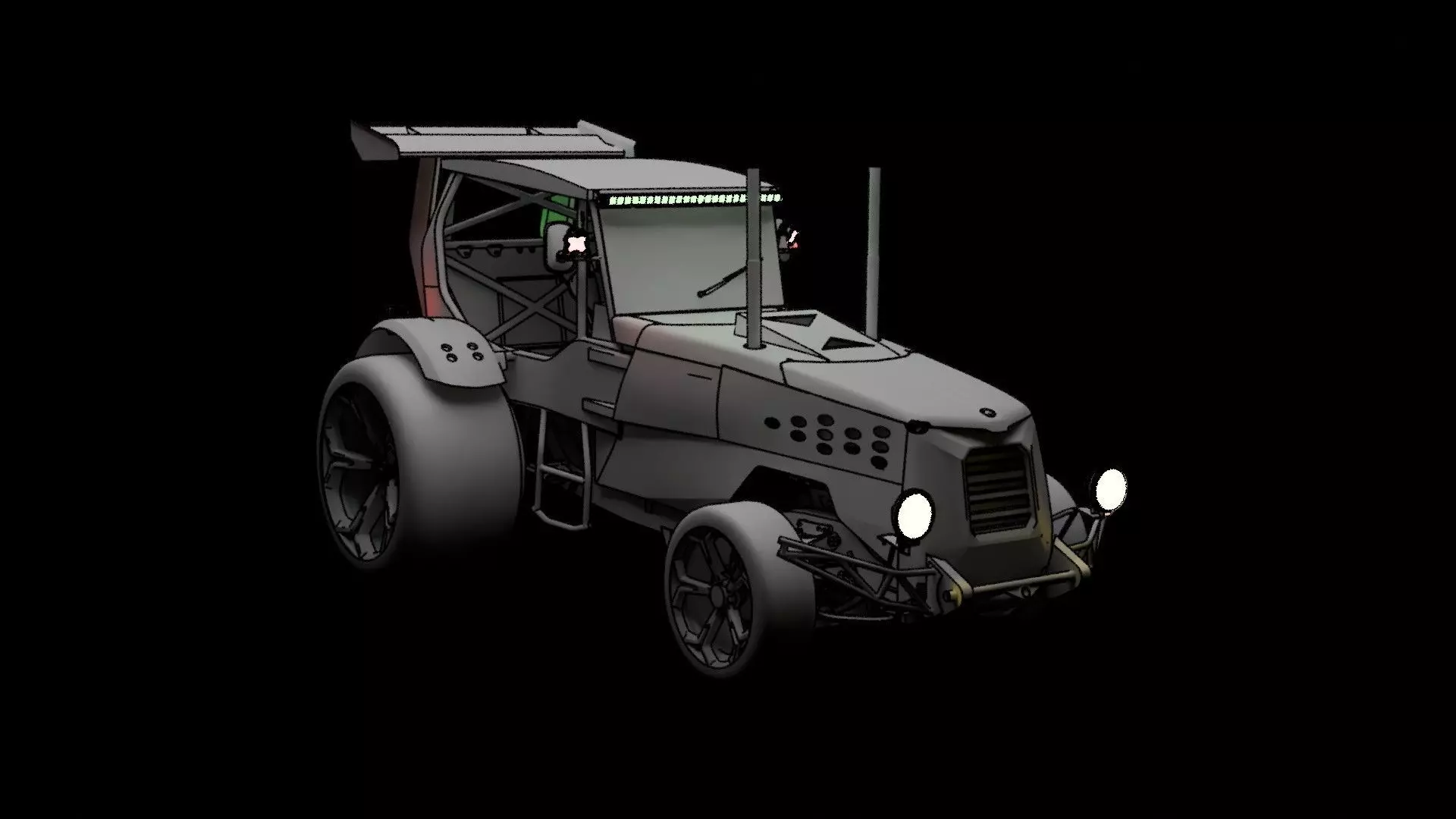 BELARUS 1222 MOD PROJECT Low-poly 3D model_1