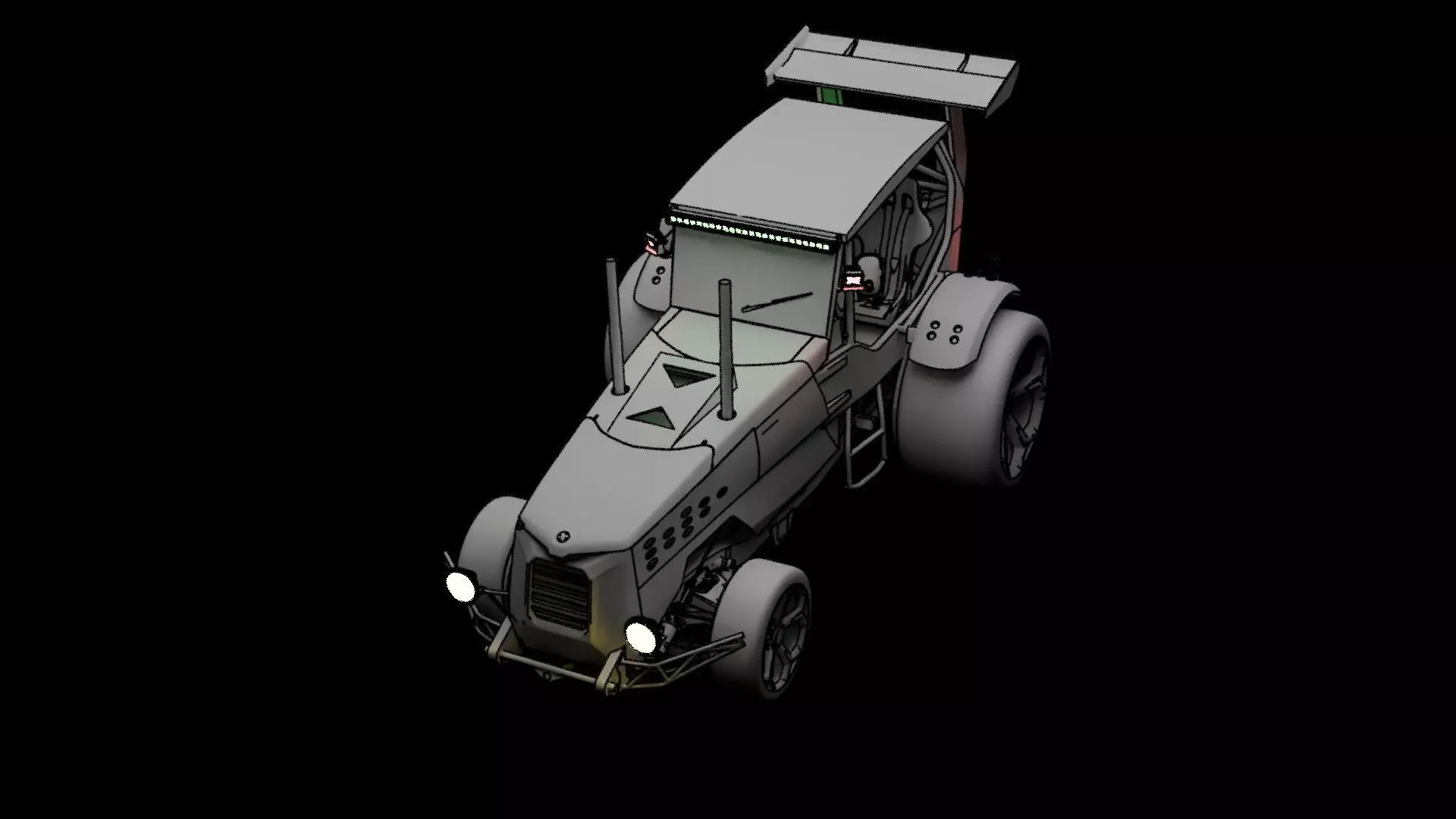 BELARUS 1222 MOD PROJECT Low-poly 3D model_4