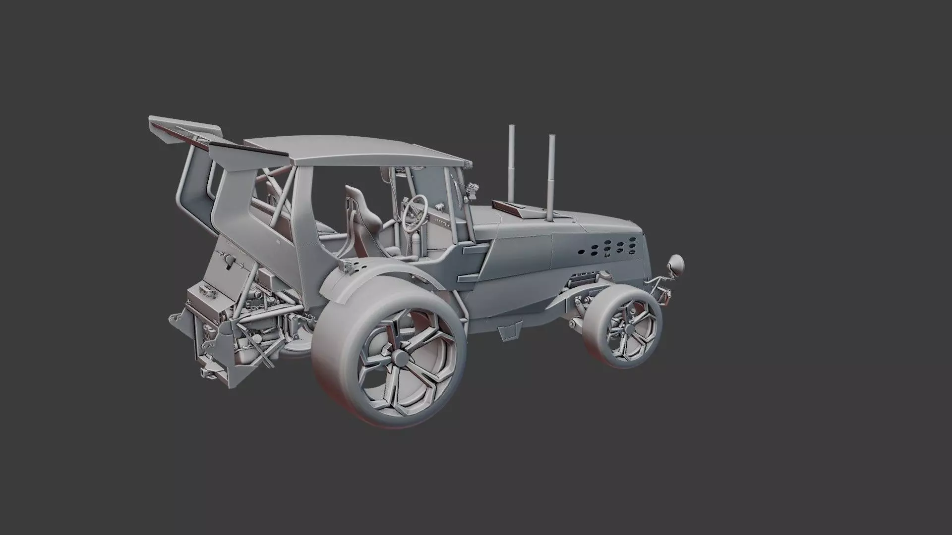 BELARUS 1222 MOD PROJECT Low-poly 3D model_14