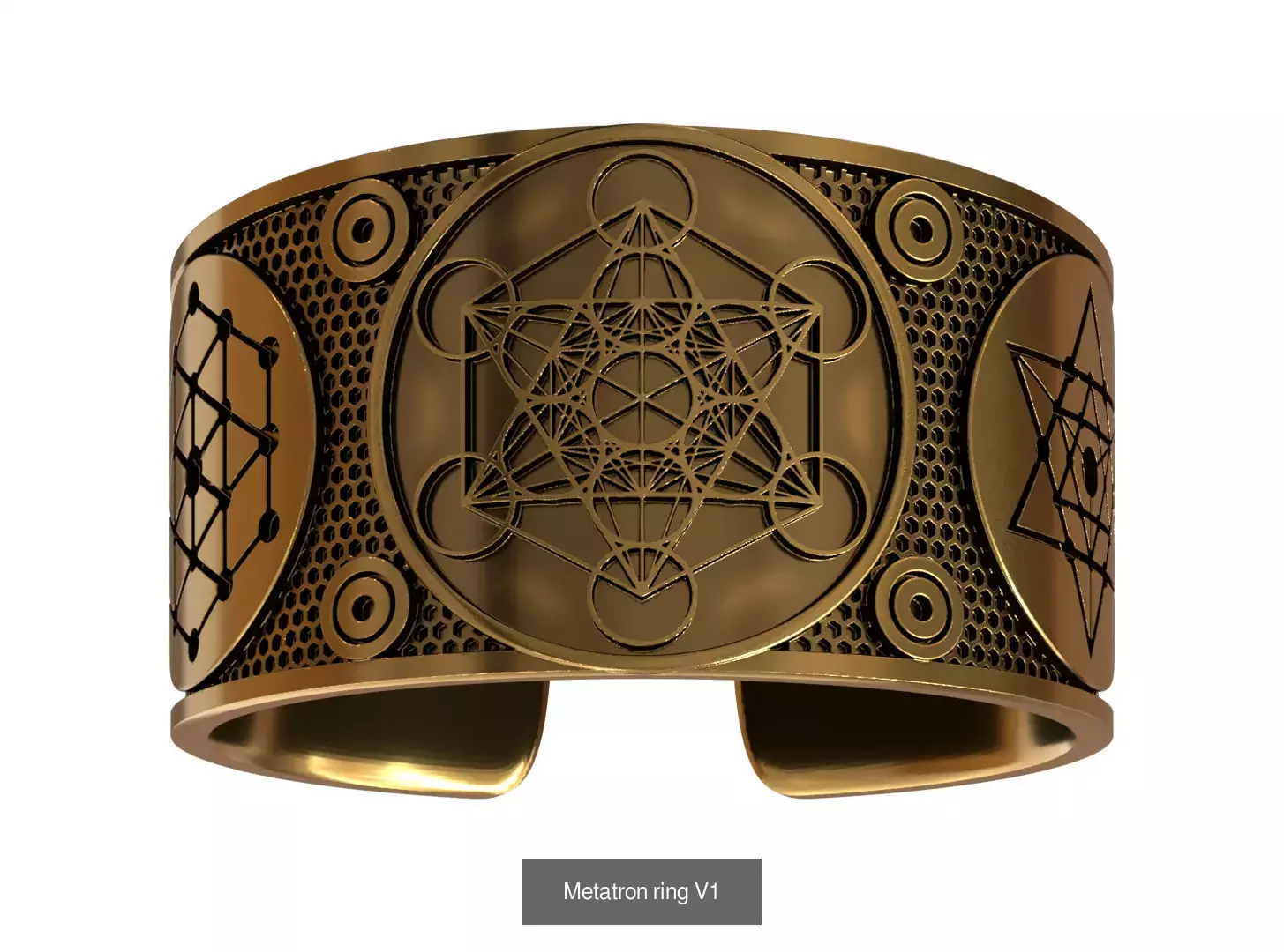 Metatron rings 3D Model Collection_1