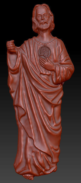 Jude statue 3D print model_1