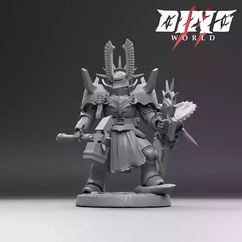 5 miniatures Solaris Knights 