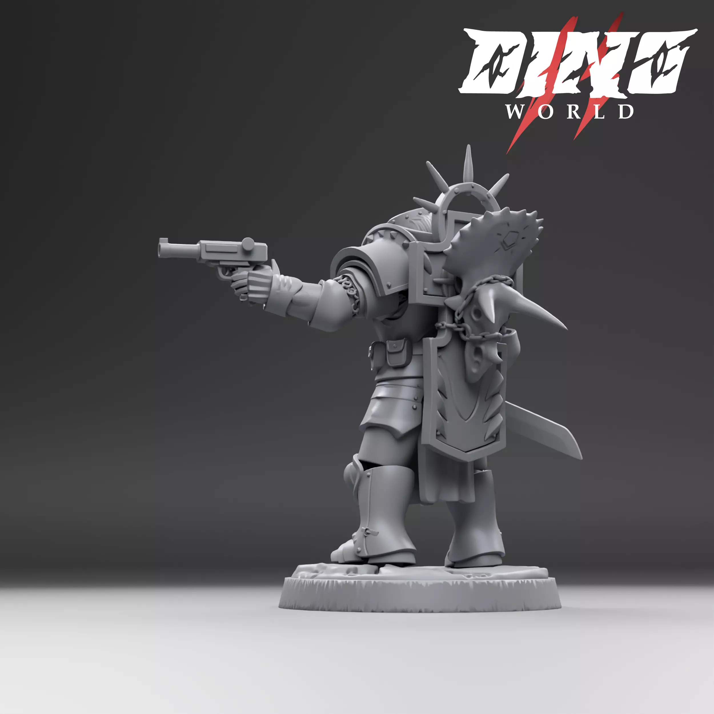 5 miniatures Solaris Knights  3D print model_1