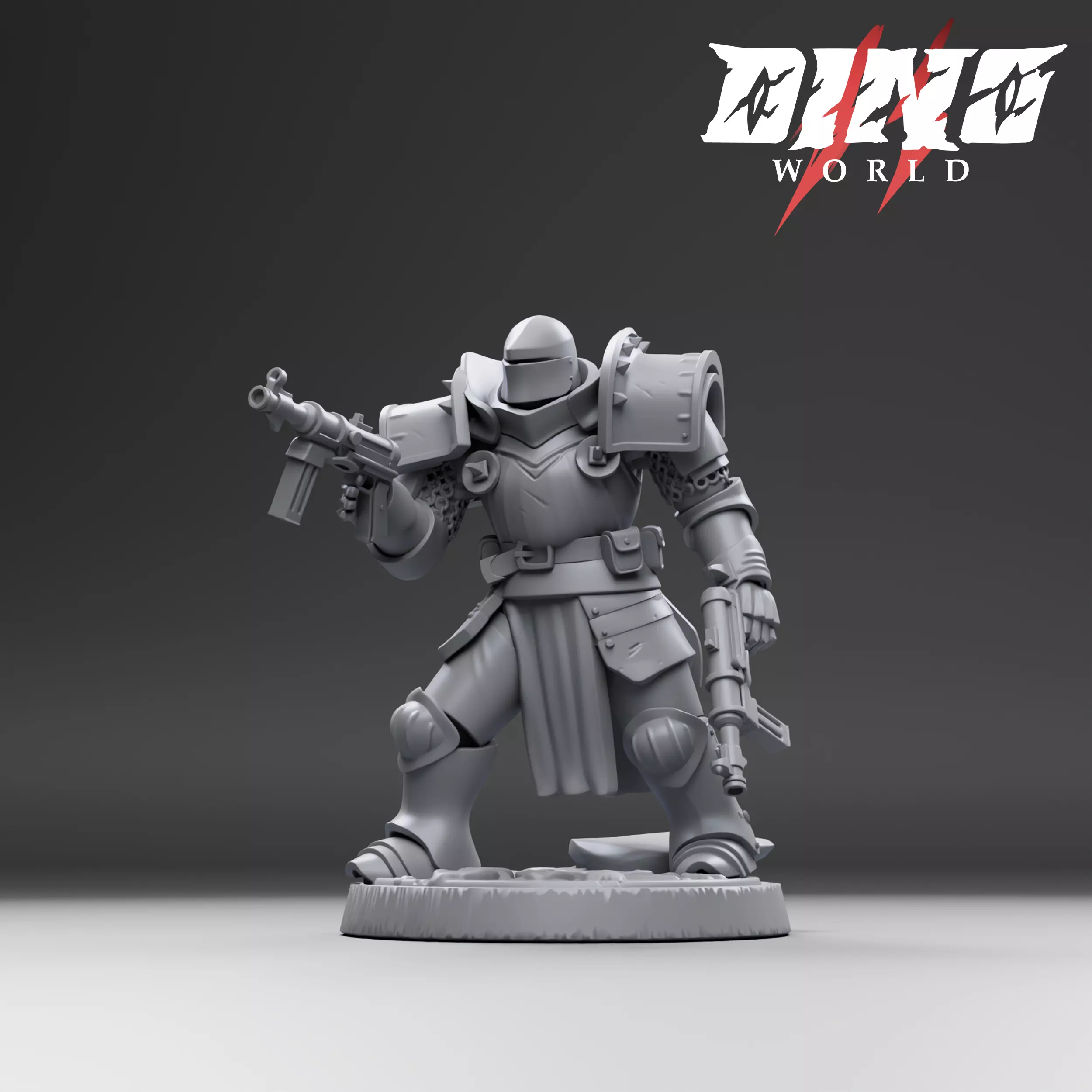 5 miniatures Solaris Knights  3D print model_6