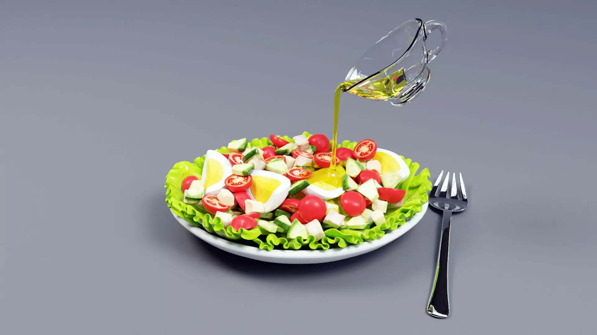 Salad 002 3D model_2