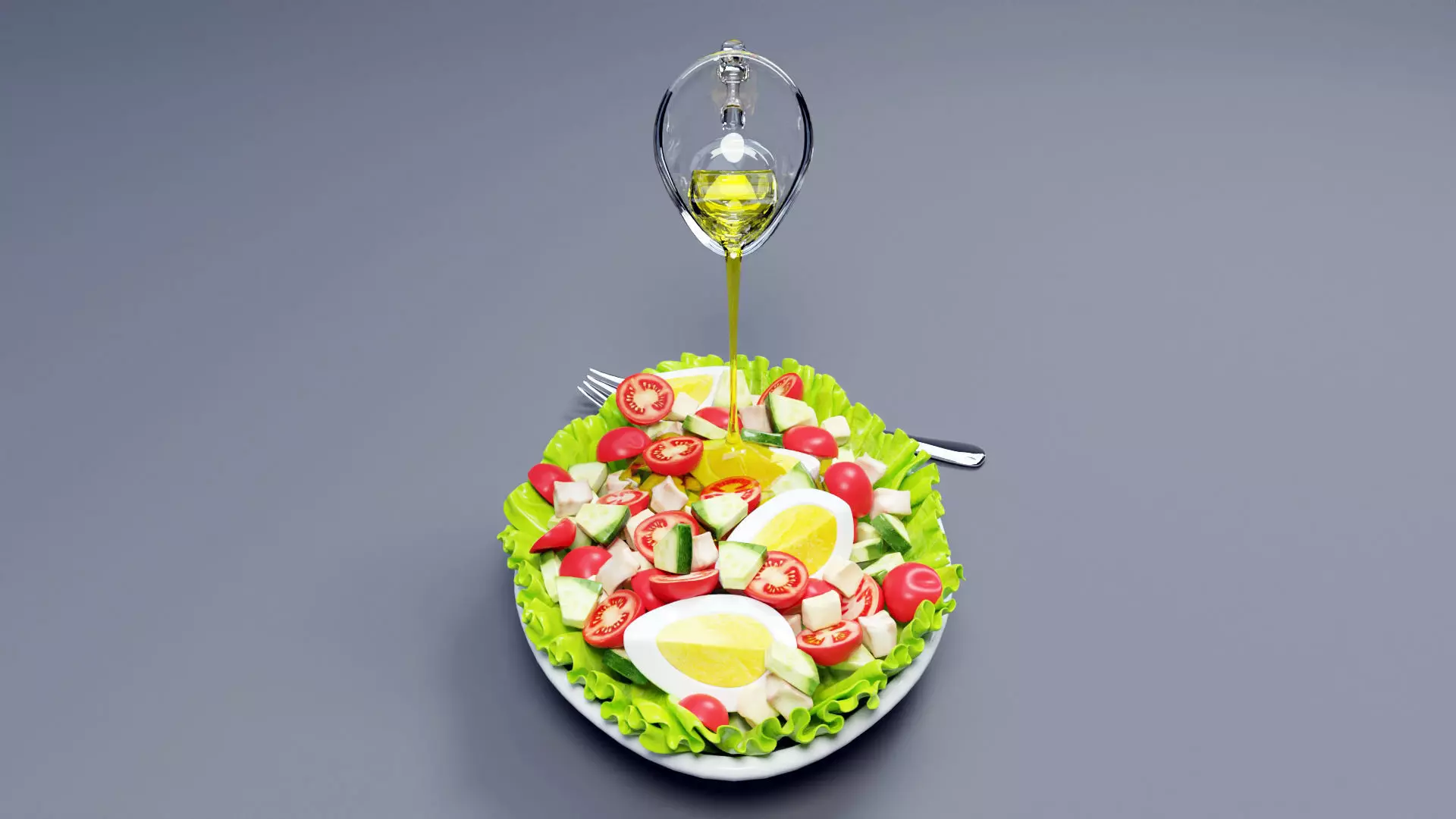 Salad 002 3D model_4
