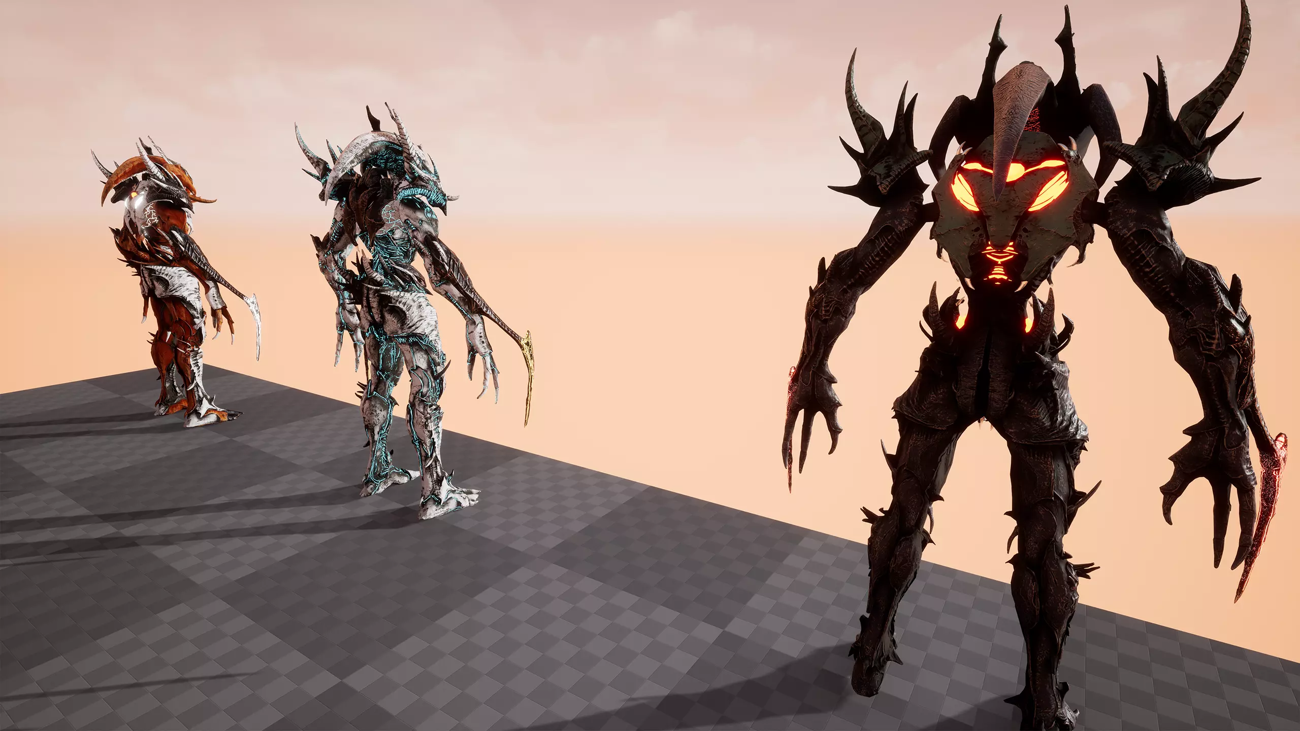 Alien 5 Low-poly 3D model_17