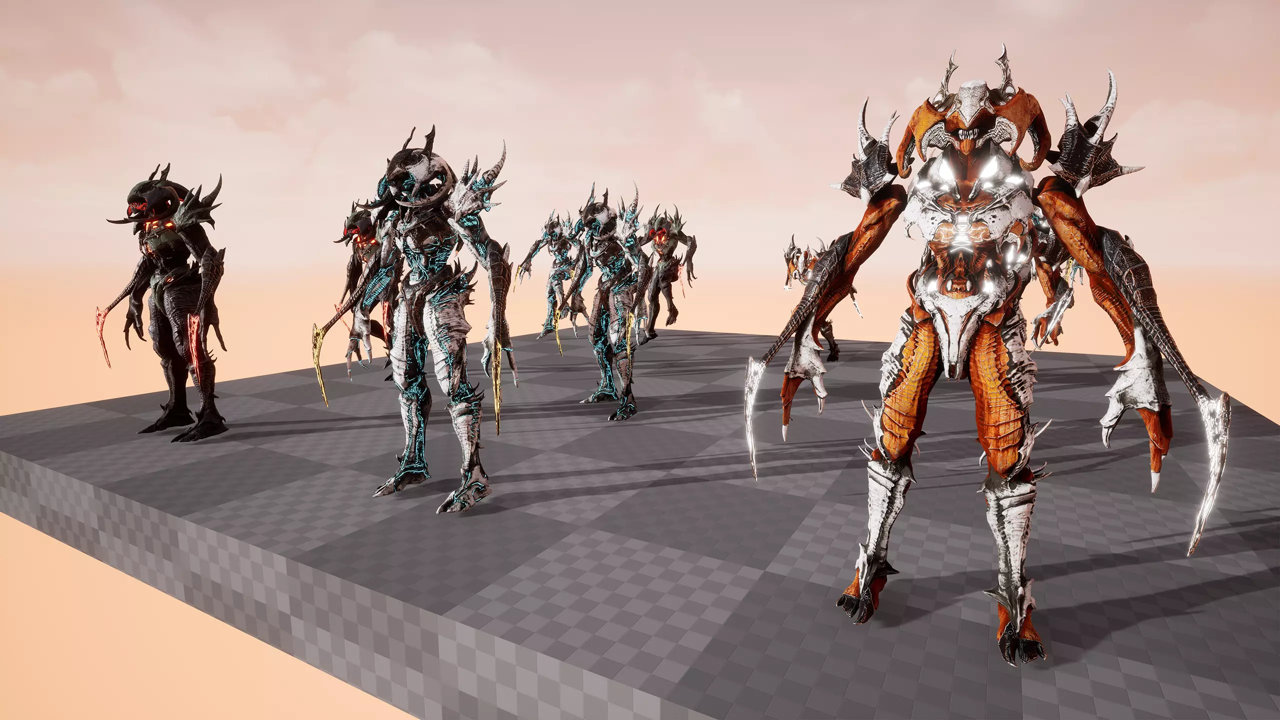 Alien 5 Low-poly 3D model_15